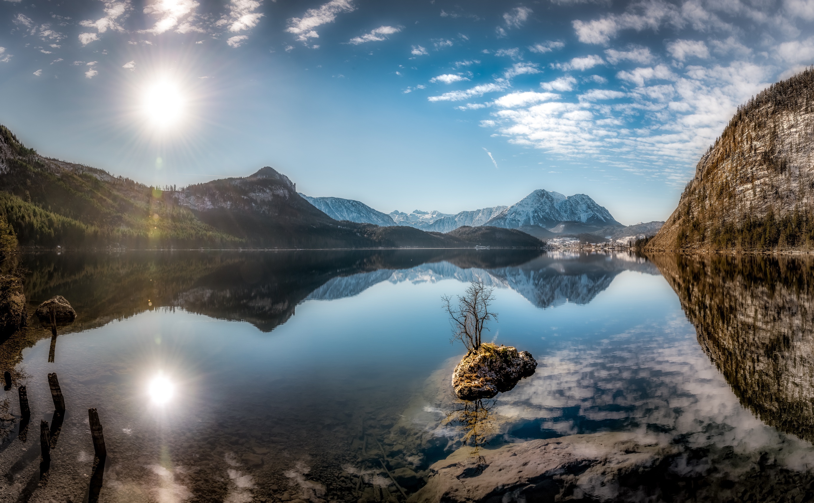 Laden Sie das Natur, Seen, See, Gebirge, Erde/natur, Spiegelung-Bild kostenlos auf Ihren PC-Desktop herunter