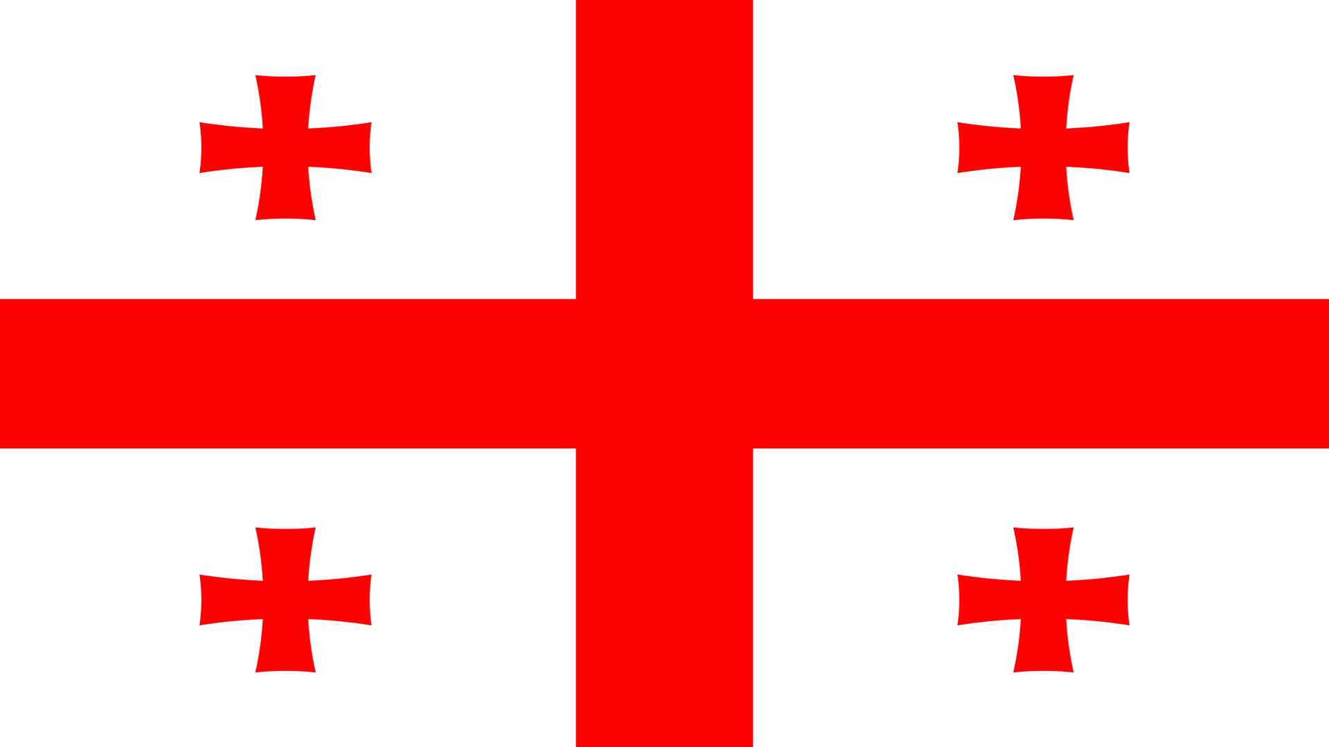 Baixar papel de parede para celular de Bandeira Da Geórgia, Bandeiras, Miscelânea gratuito.