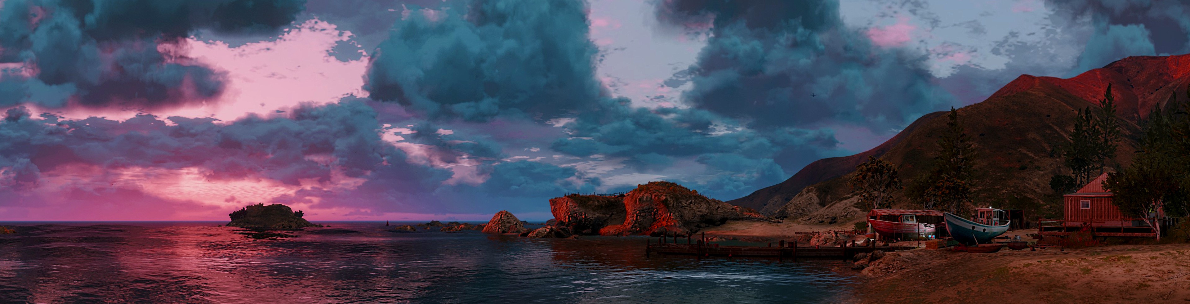 Free download wallpaper Sky, Beach, Sand, Cloud, Video Game, Grand Theft Auto, Grand Theft Auto V on your PC desktop