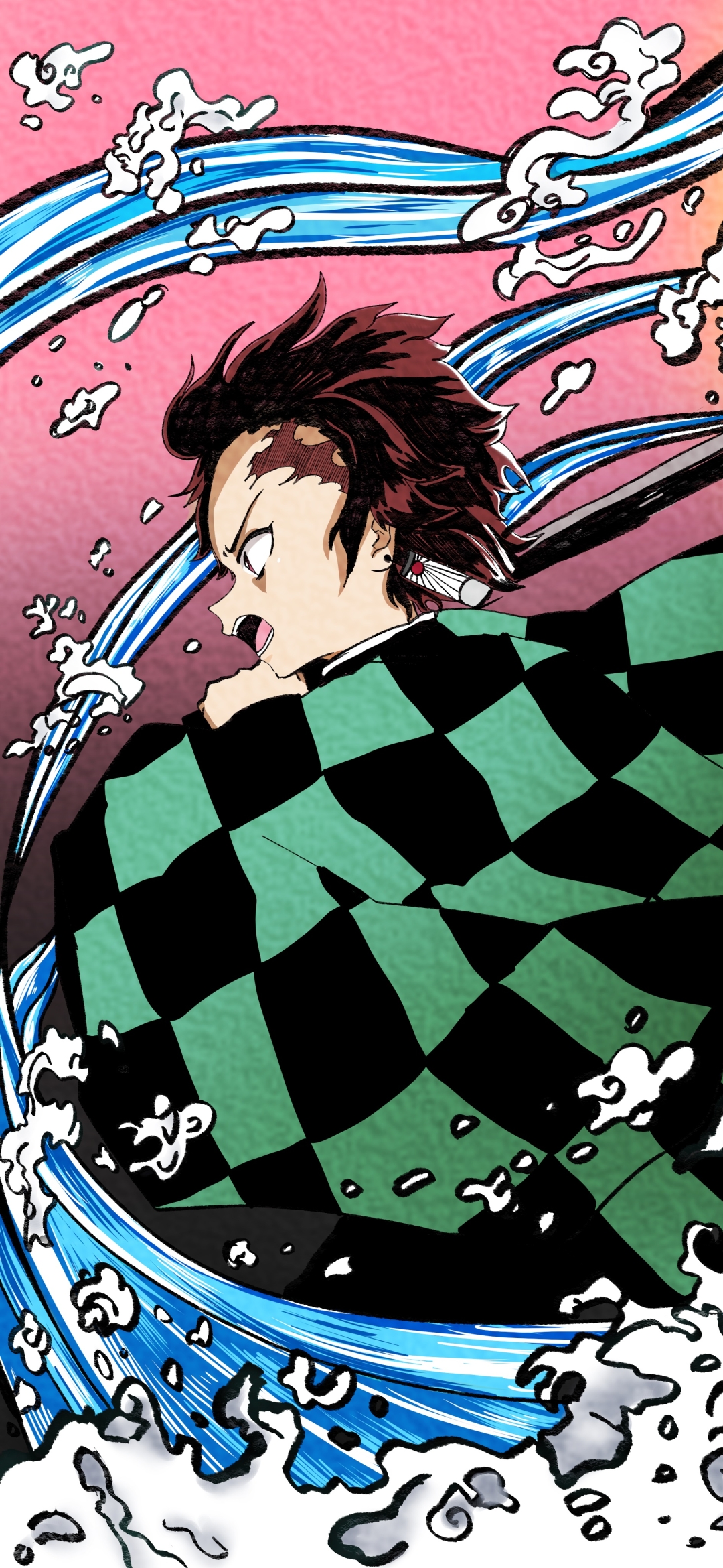 Download mobile wallpaper Anime, Demon Slayer: Kimetsu No Yaiba, Tanjiro Kamado for free.