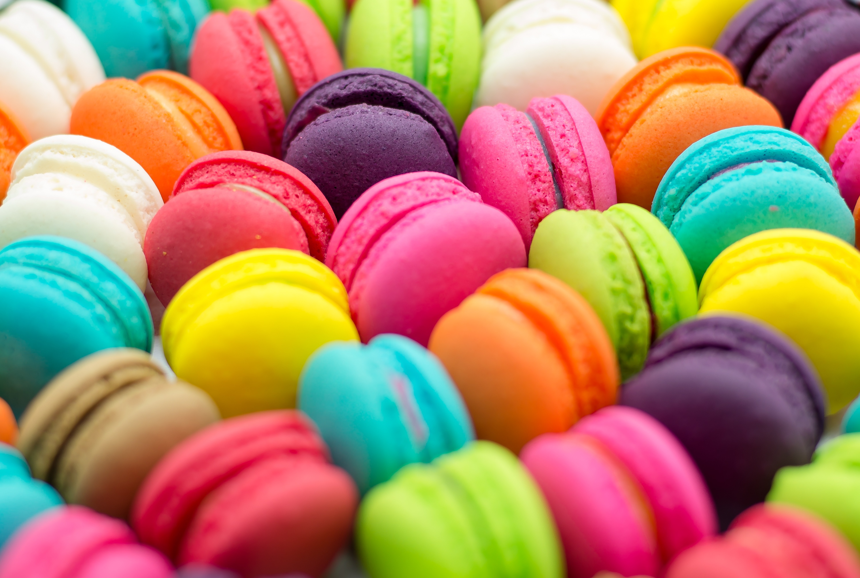 Laden Sie das Farben, Bunt, Süßigkeiten, Makrone, Nahrungsmittel-Bild kostenlos auf Ihren PC-Desktop herunter