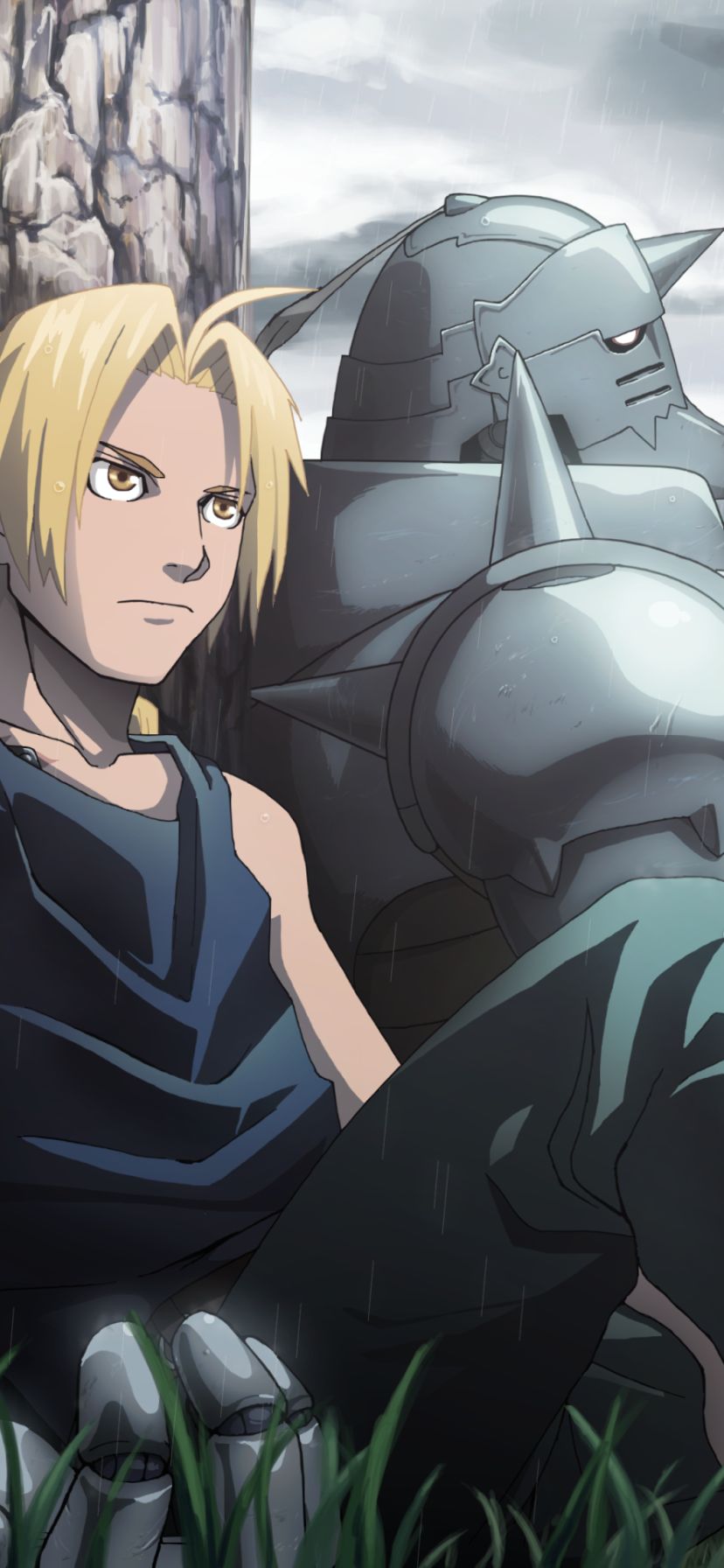 Descarga gratuita de fondo de pantalla para móvil de Animado, El Alquimista De Acero, Edward Elric, Alfonso Elric.