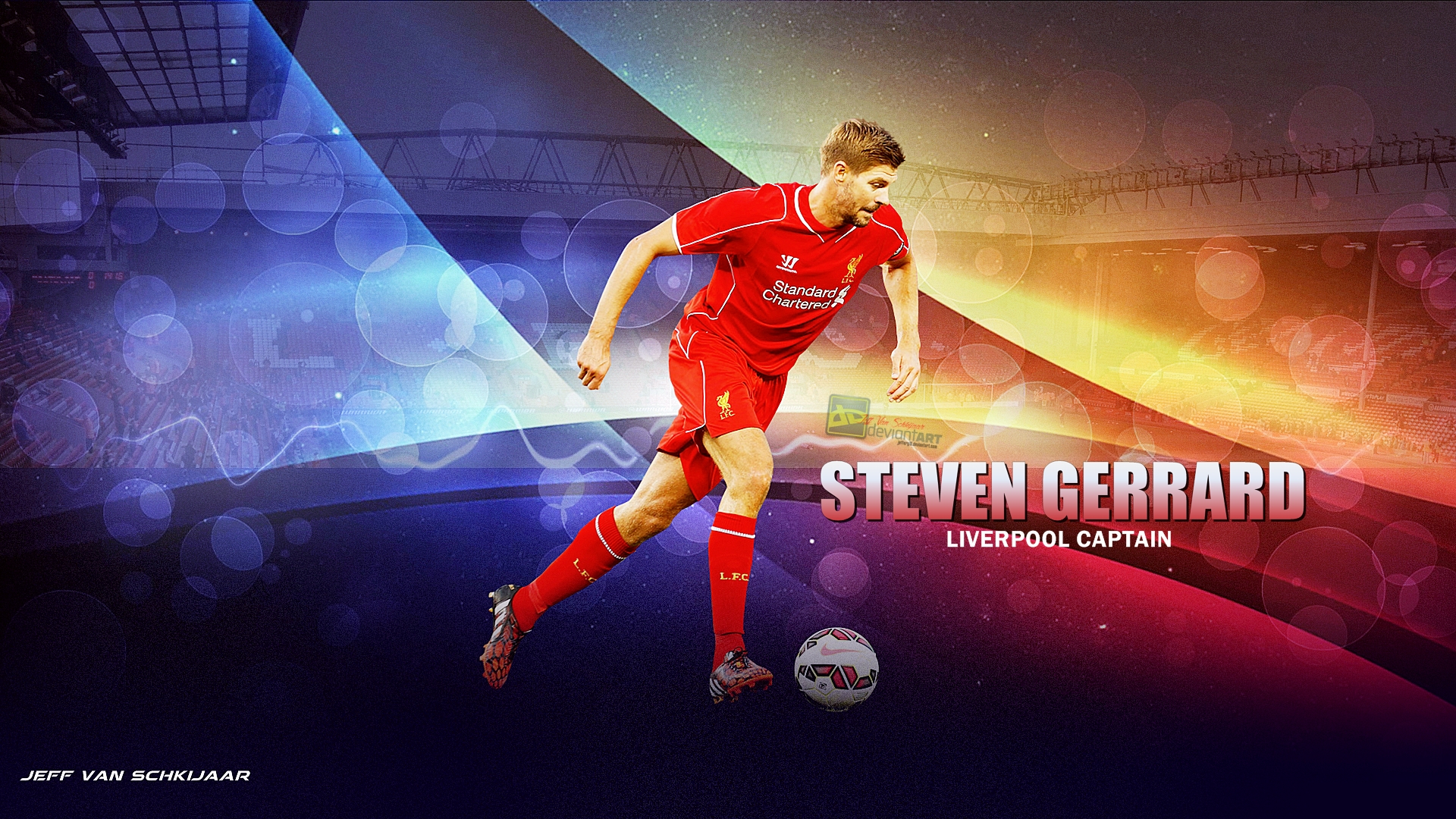 Free download wallpaper Sports, Soccer, Liverpool F C, Steven Gerrard on your PC desktop