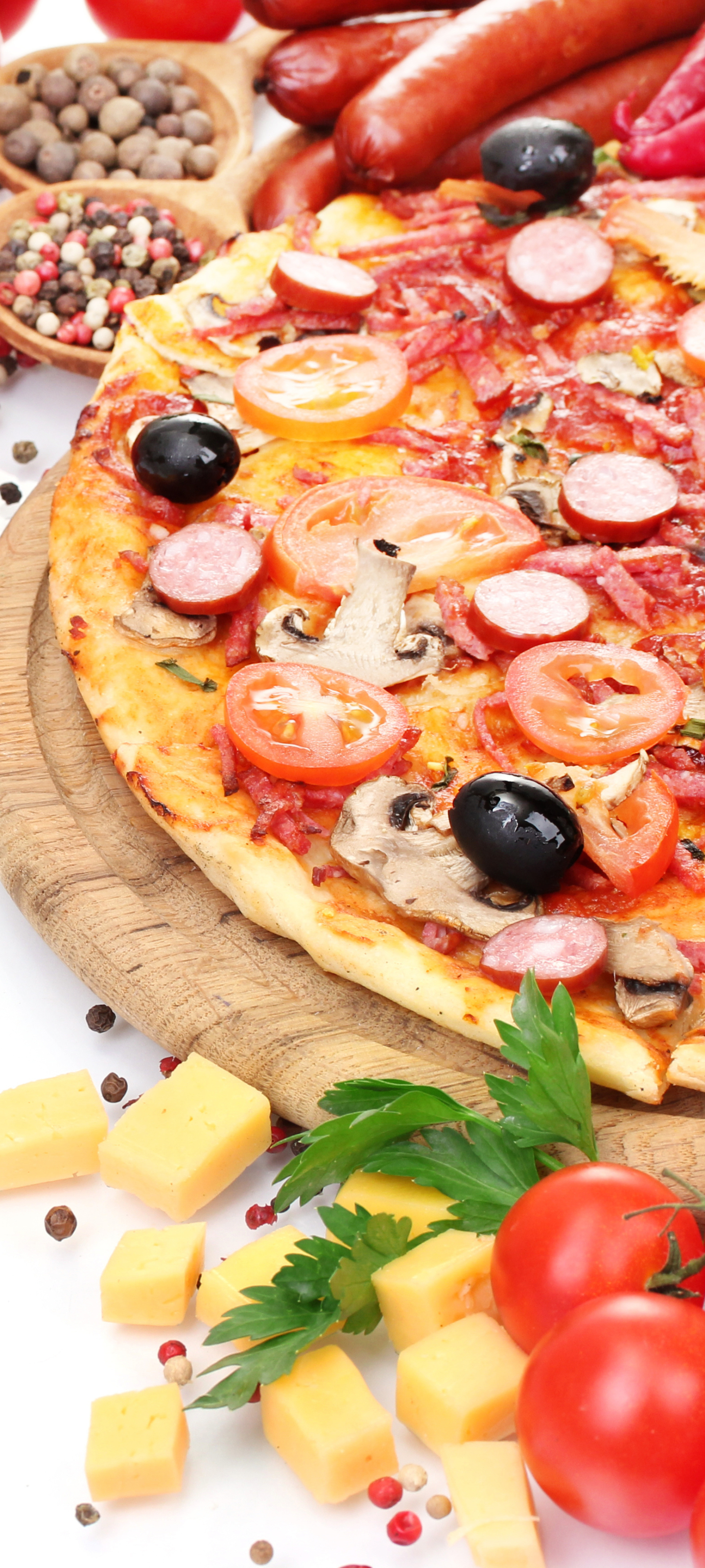 Download mobile wallpaper Food, Pizza for free.