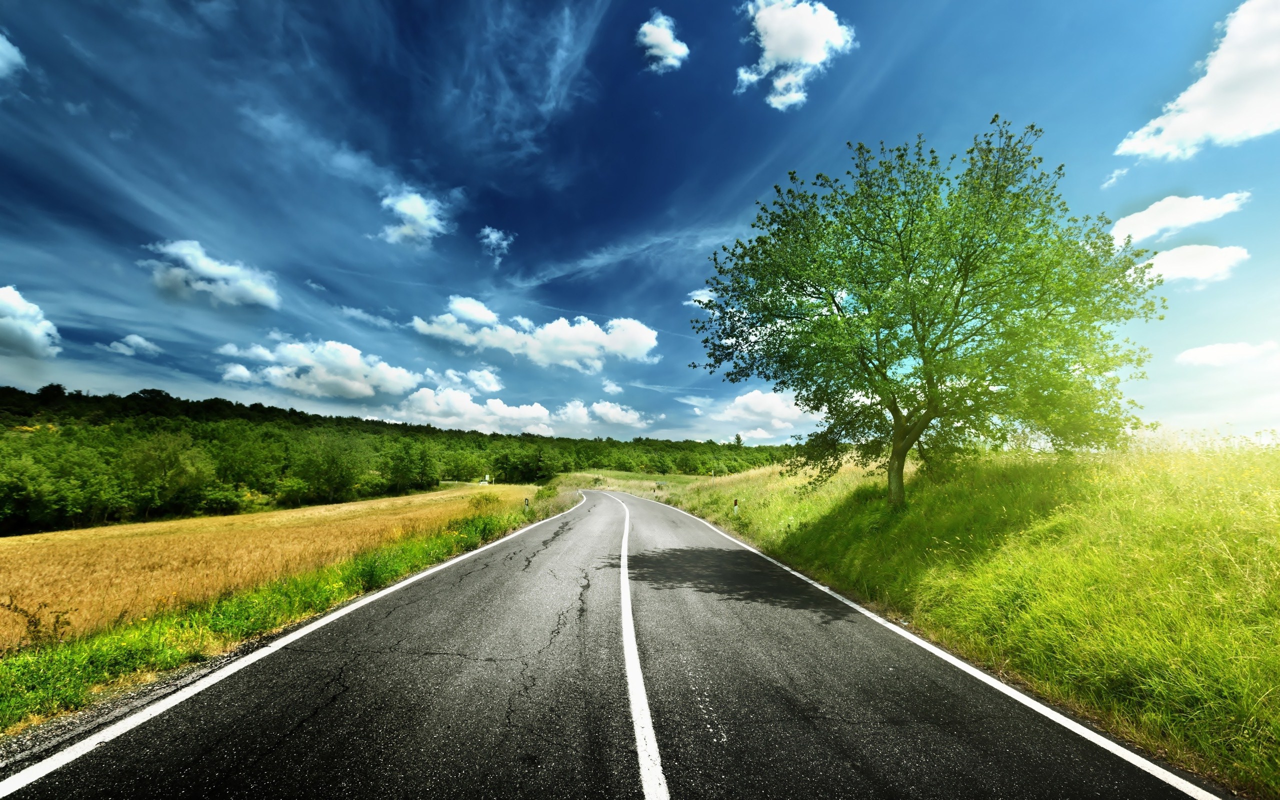 Free download wallpaper Road, Man Made on your PC desktop