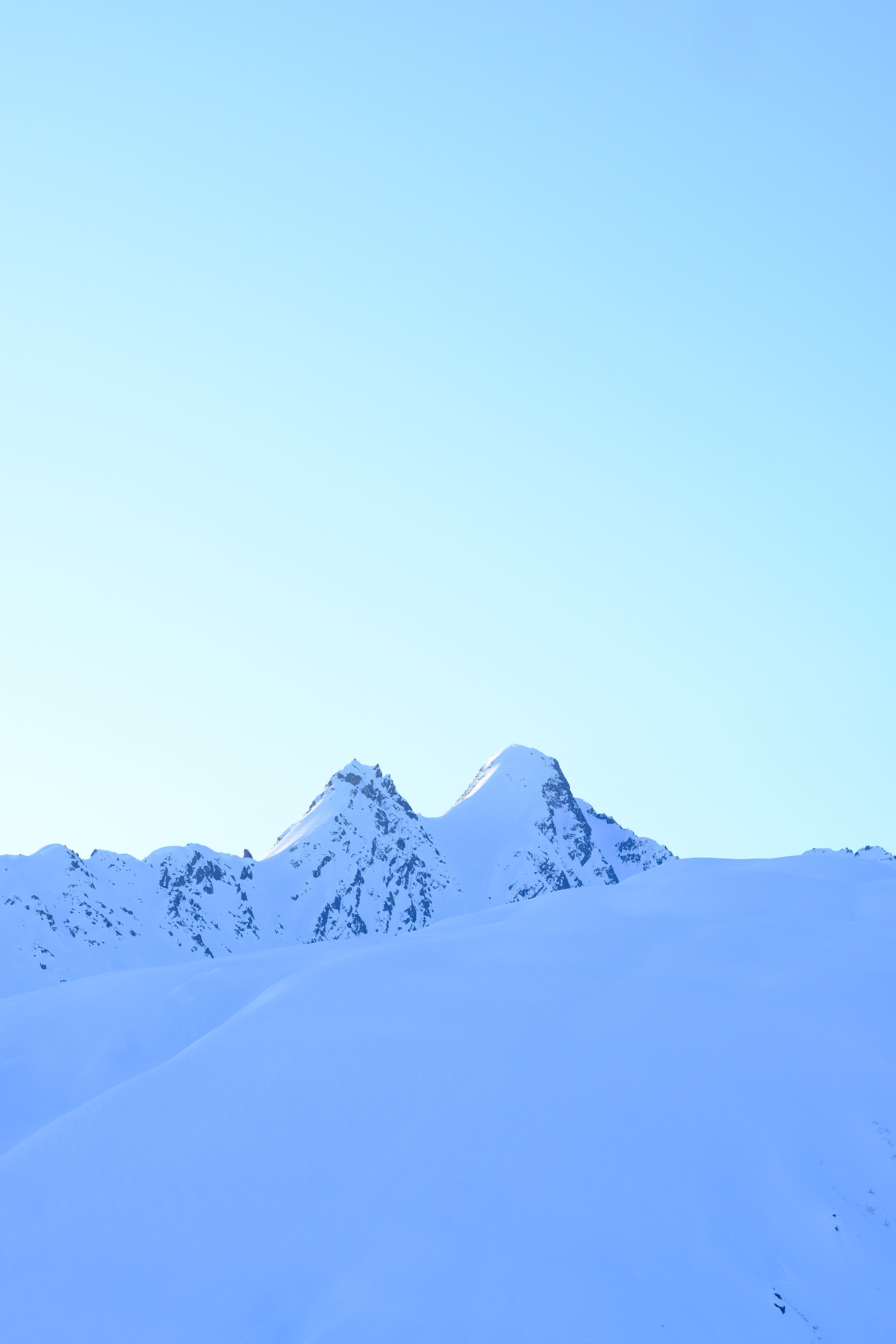 vertex, winter, nature, snow, white, mountain, top desktop HD wallpaper