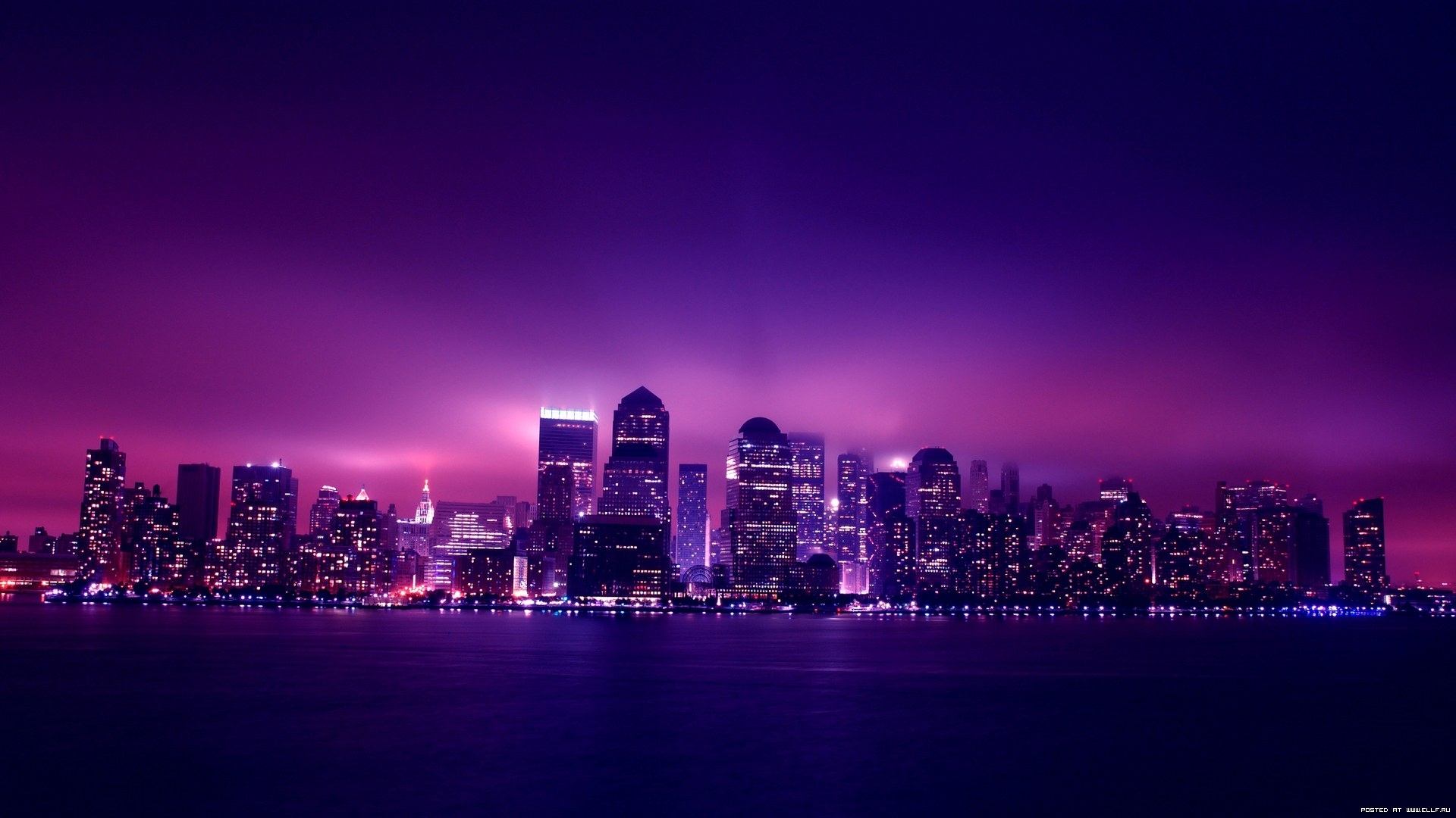 Free download wallpaper Landscape, Cities, Night on your PC desktop