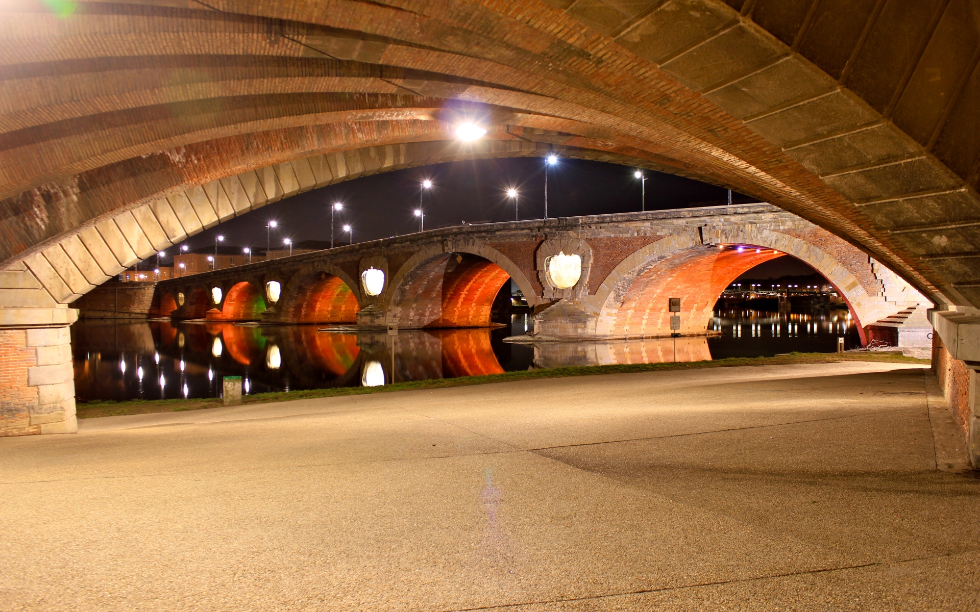 Téléchargez des papiers peints mobile Pont Neuf Toulouse, Des Ponts, Construction Humaine gratuitement.