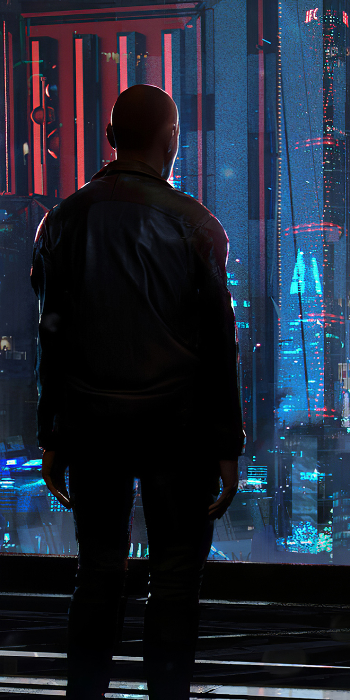 Handy-Wallpaper Cyberpunk, Science Fiction, Futuristisch, Großstadt kostenlos herunterladen.