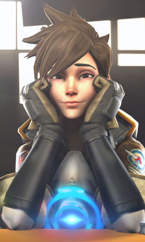 Скачати мобільні шпалери Відеогра, Надзор, Tracer (Overwatch) безкоштовно.