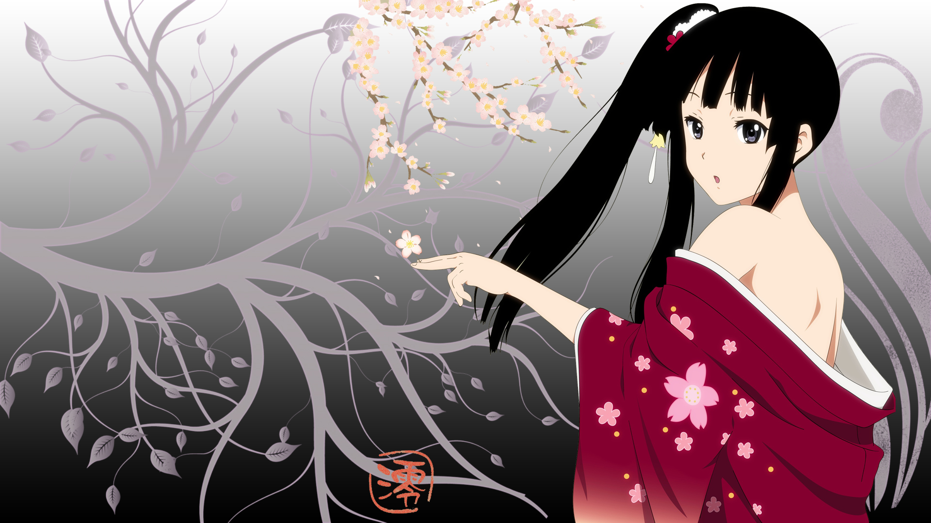 Laden Sie das Japanisch, Animes, Mio Akiyama, K On!-Bild kostenlos auf Ihren PC-Desktop herunter