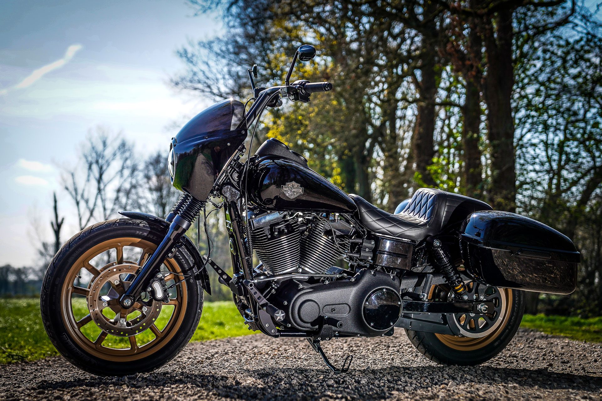 Téléchargez gratuitement l'image Harley Davidson, Véhicules, Moto Personnalisée, Coutumes De Thunderbike, Motocyclettes sur le bureau de votre PC