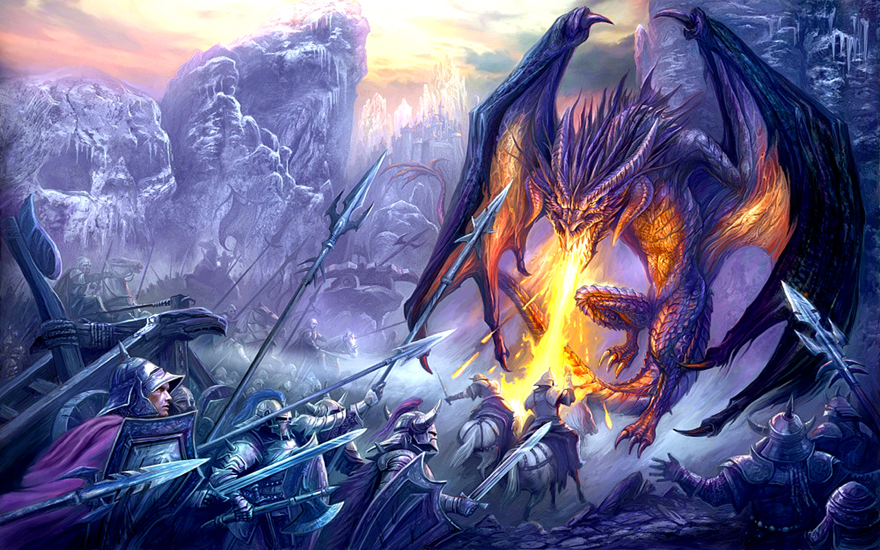 Free download wallpaper Fantasy, Battle on your PC desktop