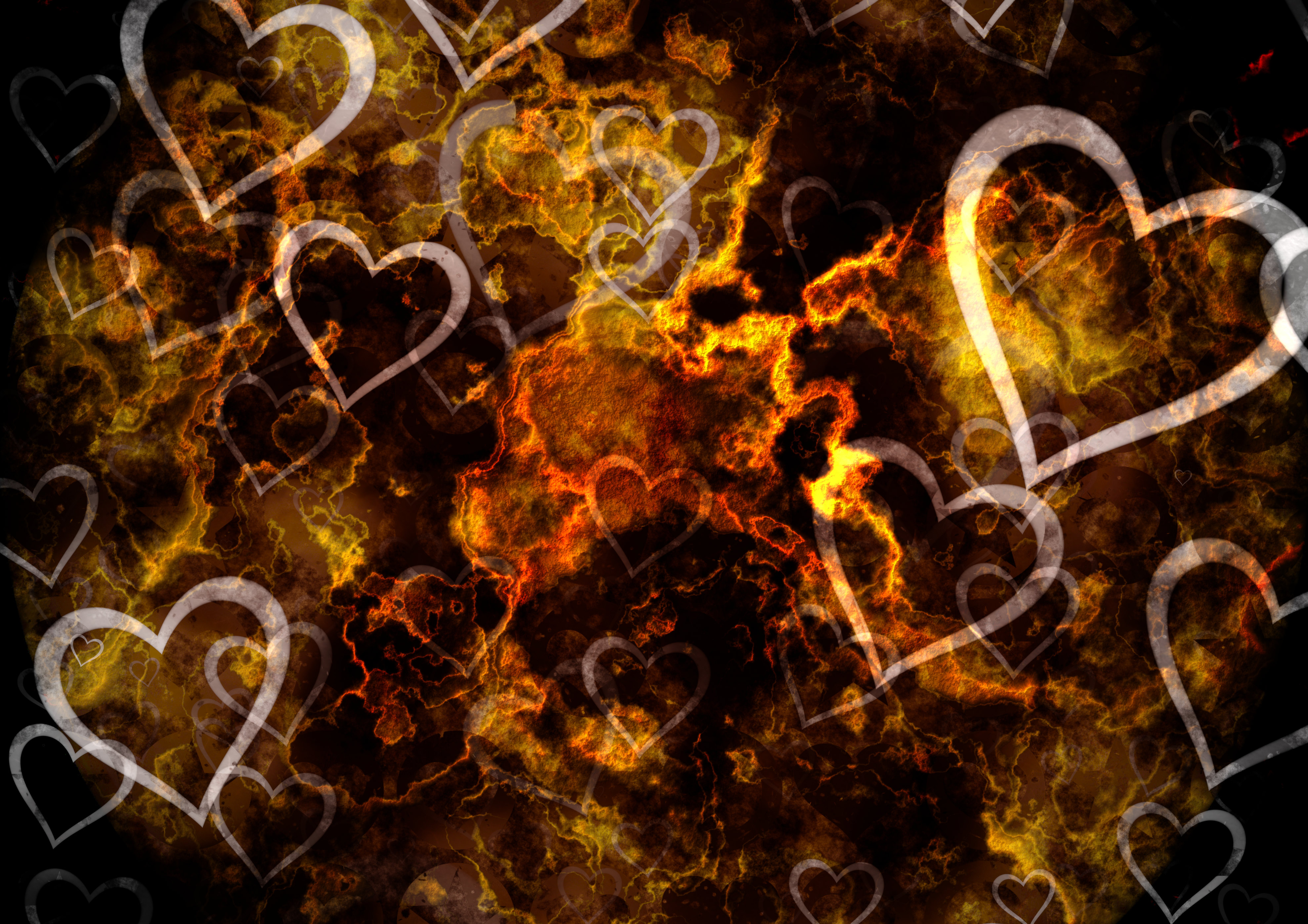 Download mobile wallpaper Heart, Artistic, Grunge for free.