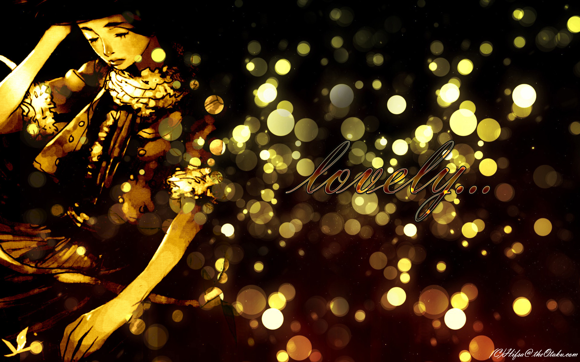 Download mobile wallpaper Anime, Bokeh, Original for free.