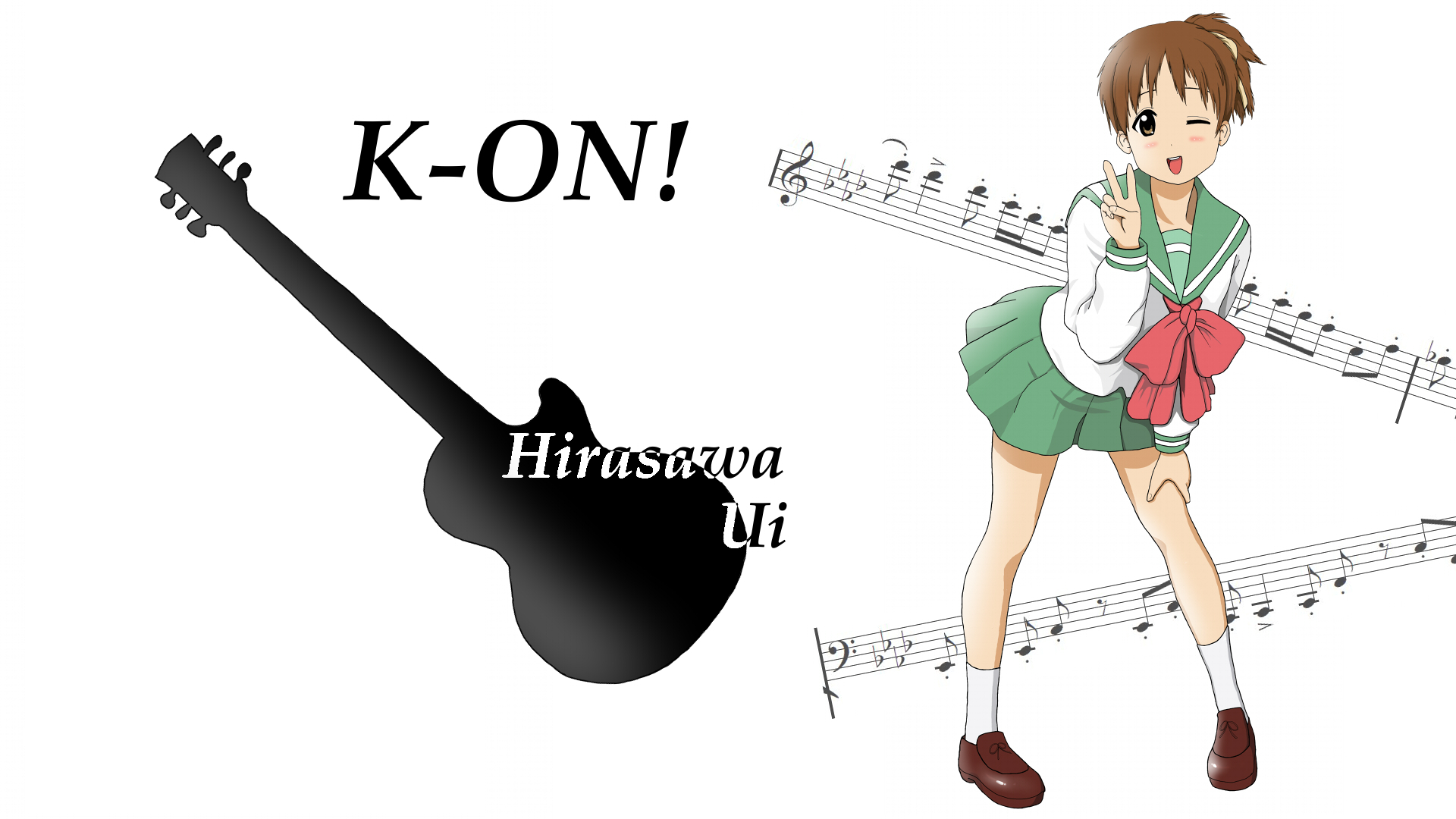 Laden Sie das Animes, K On!, Ui Hirasawa-Bild kostenlos auf Ihren PC-Desktop herunter