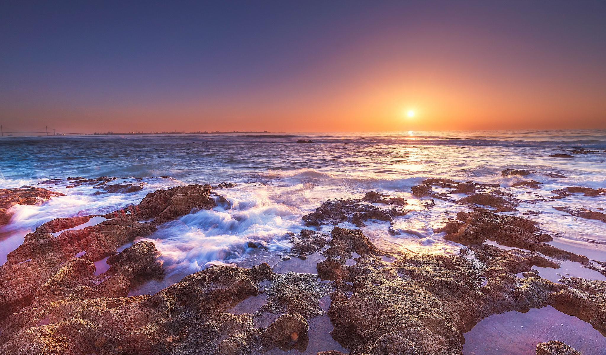 Laden Sie das Natur, Horizont, Ozean, Sonnenaufgang, Erde/natur-Bild kostenlos auf Ihren PC-Desktop herunter