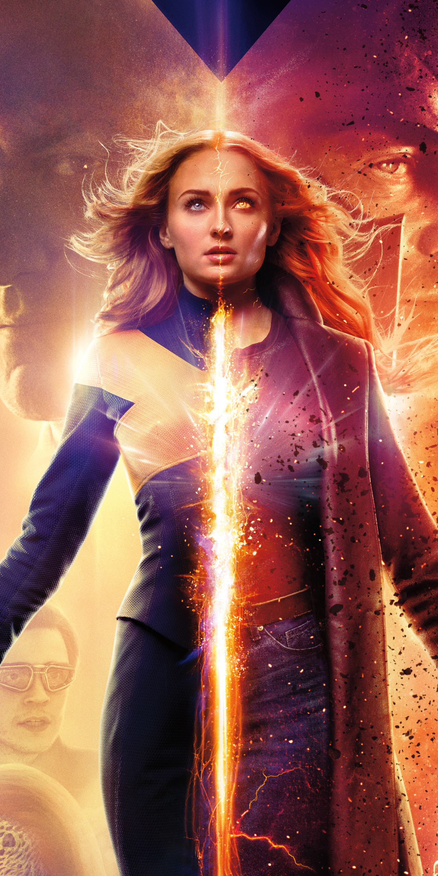 Laden Sie das X Men, Filme, X Men: Dark Phoenix, Sophie Turner, X Men: Dunkler Phönix-Bild kostenlos auf Ihren PC-Desktop herunter