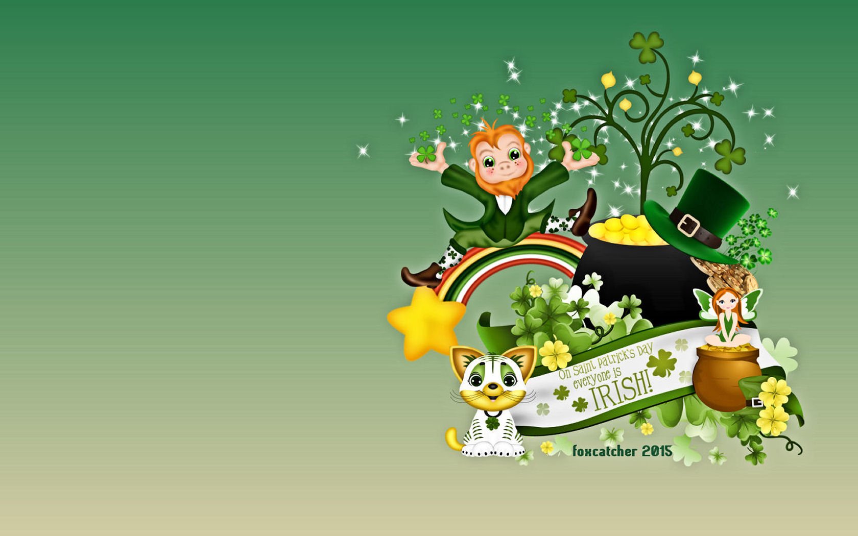 Free download wallpaper Holiday, St Patrick's Day, Leprechaun on your PC desktop