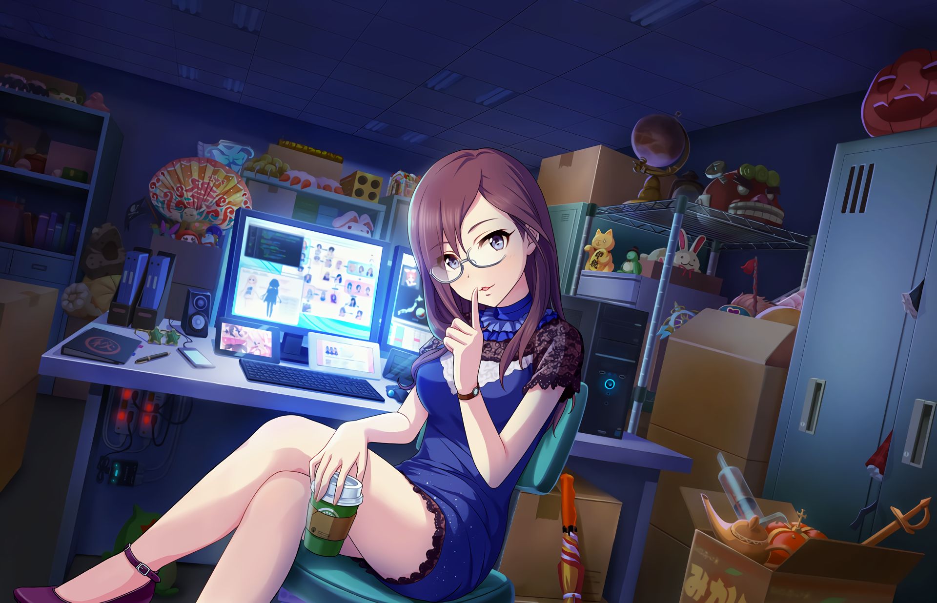 anime, the idolm@ster: cinderella girls starlight stage, makino yagami, the idolm@ster