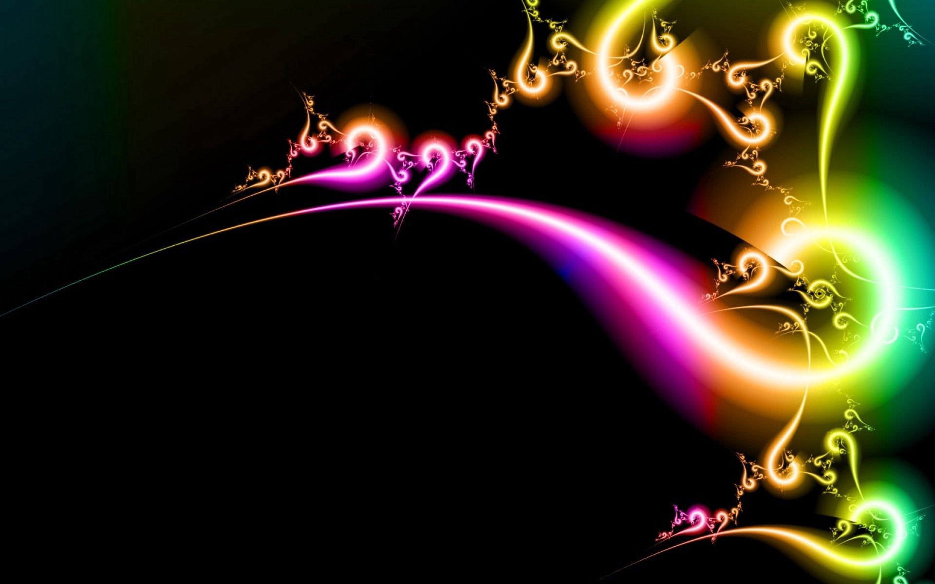 Free download wallpaper Motley, Heart, Lines, Abstract, Background, Multicolored on your PC desktop
