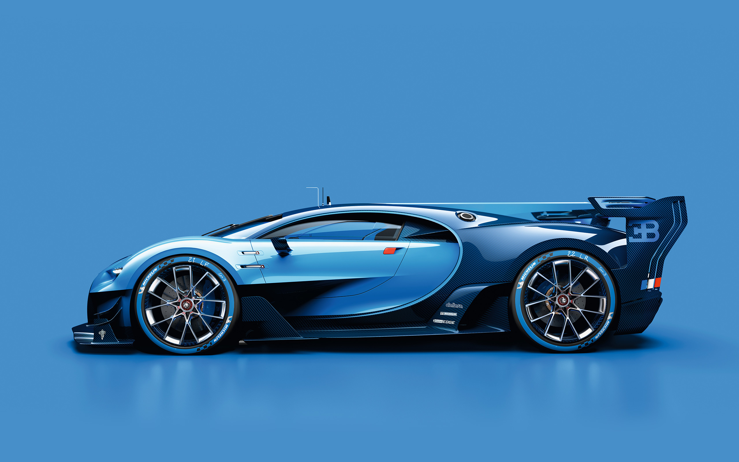 Популярные заставки и фоны Концепт Bugatti Vision Gran Turismo на компьютер