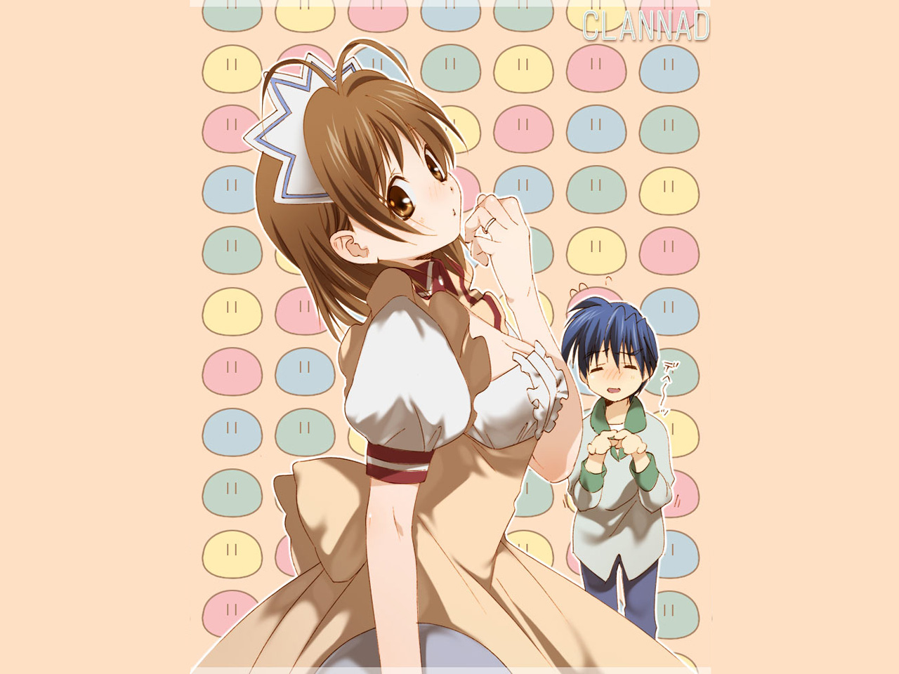 Free download wallpaper Anime, Clannad, Nagisa Furukawa, Tomoya Okazaki on your PC desktop