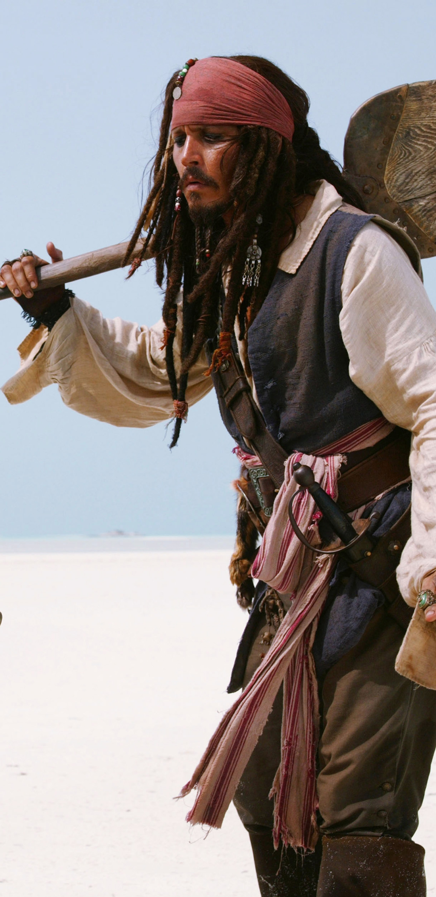 Скачати мобільні шпалери Пірати Карибського Моря, Джонні Депп, Фільм, Джек Горобець, Пірати Карибського Моря: Скриня Мерця безкоштовно.