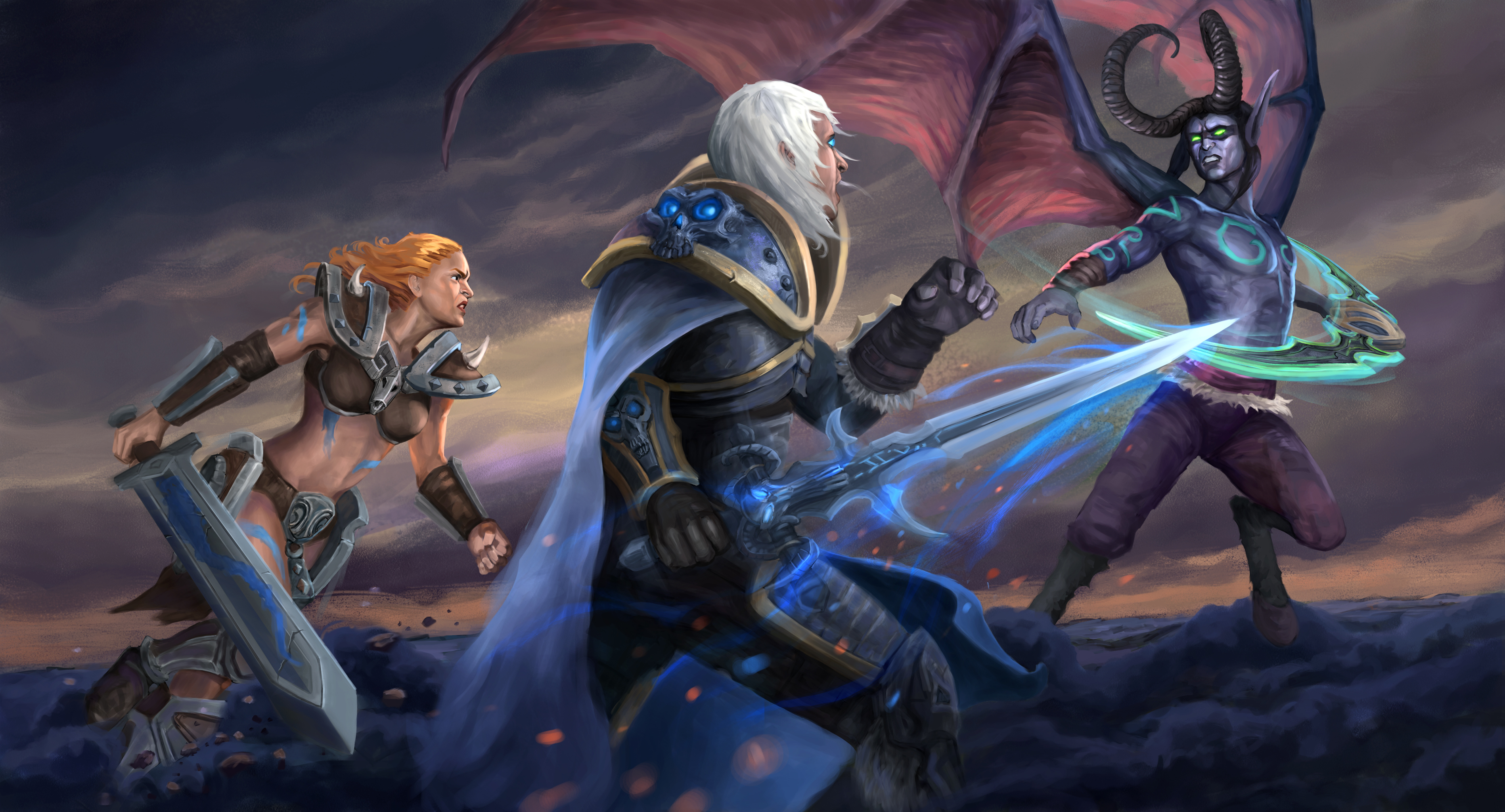 Download mobile wallpaper Video Game, Illidan Stormrage, Barbarian (Diablo Iii), Heroes Of The Storm for free.