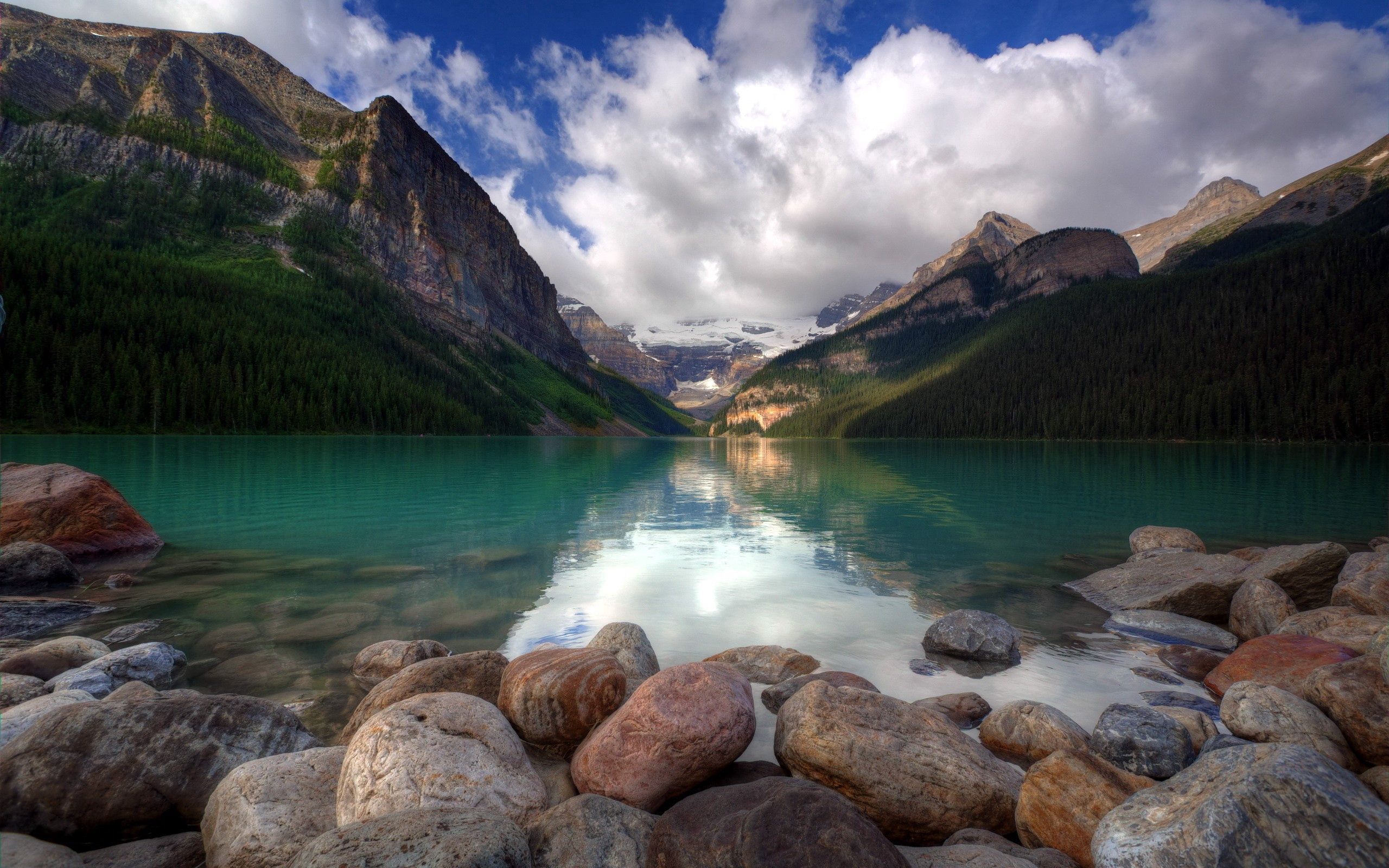 mountains, nature, sea, stones, summer, handsomely, it's beautiful Desktop Wallpaper
