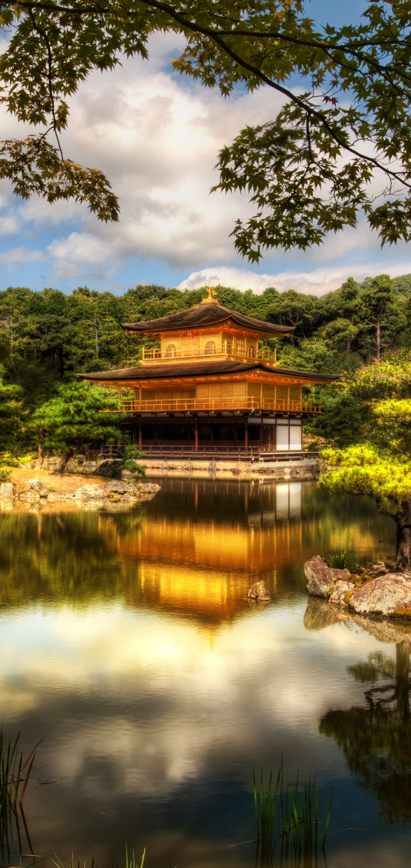 1169184 descargar fondo de pantalla religioso, kinkaku ji, kioto, japón, templos: protectores de pantalla e imágenes gratis