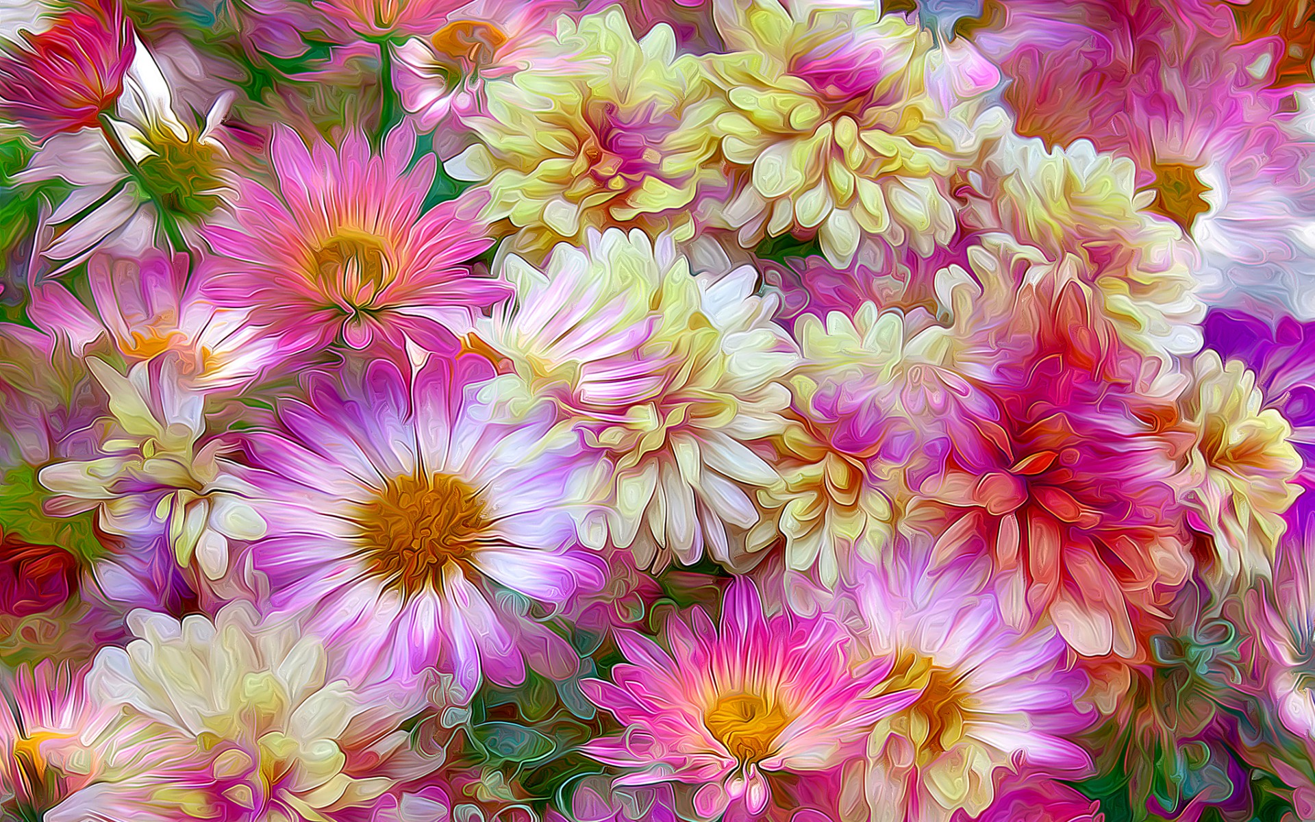 Download mobile wallpaper Flowers, Pink, Flower, Artistic for free.