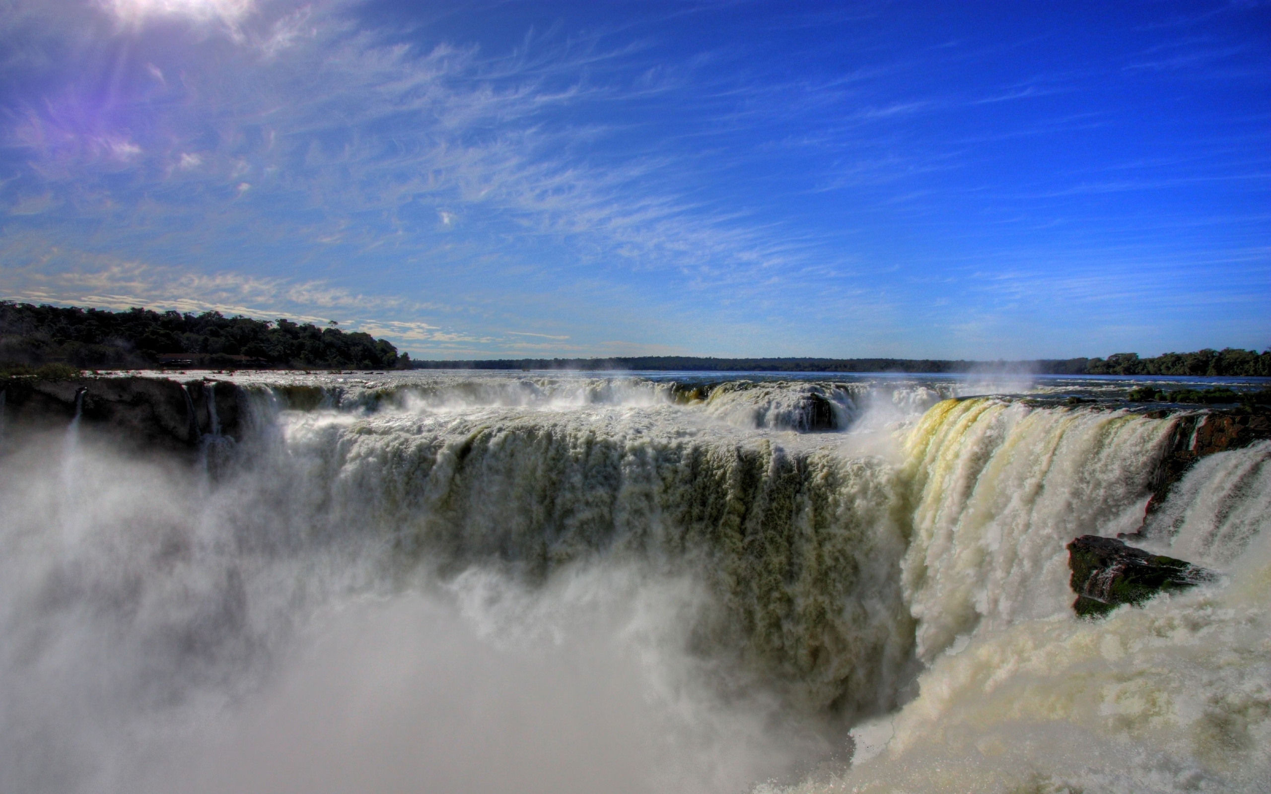 earth, iguazu falls, waterfalls