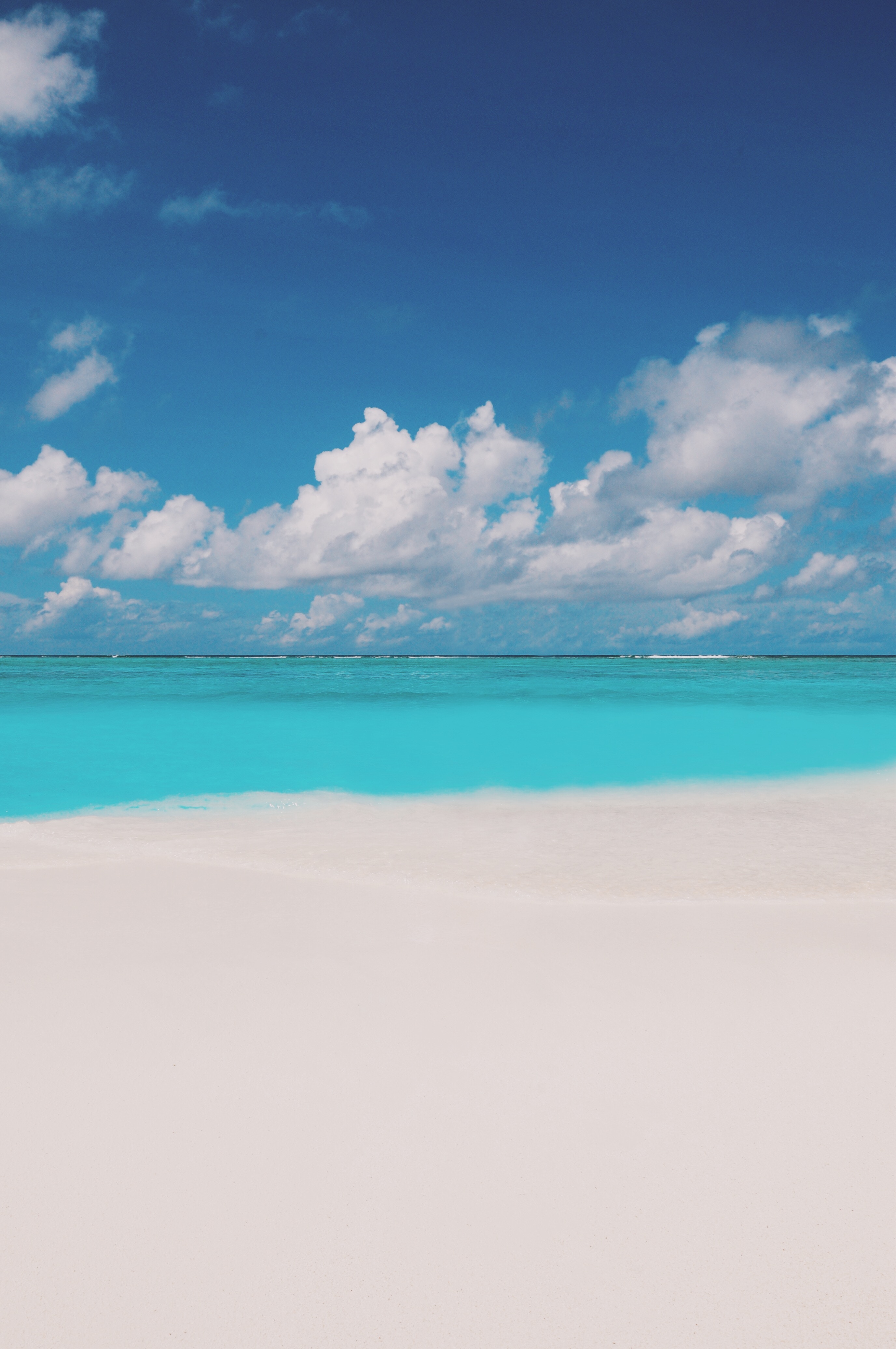 maldives, ocean, horizon, coast, nature, water