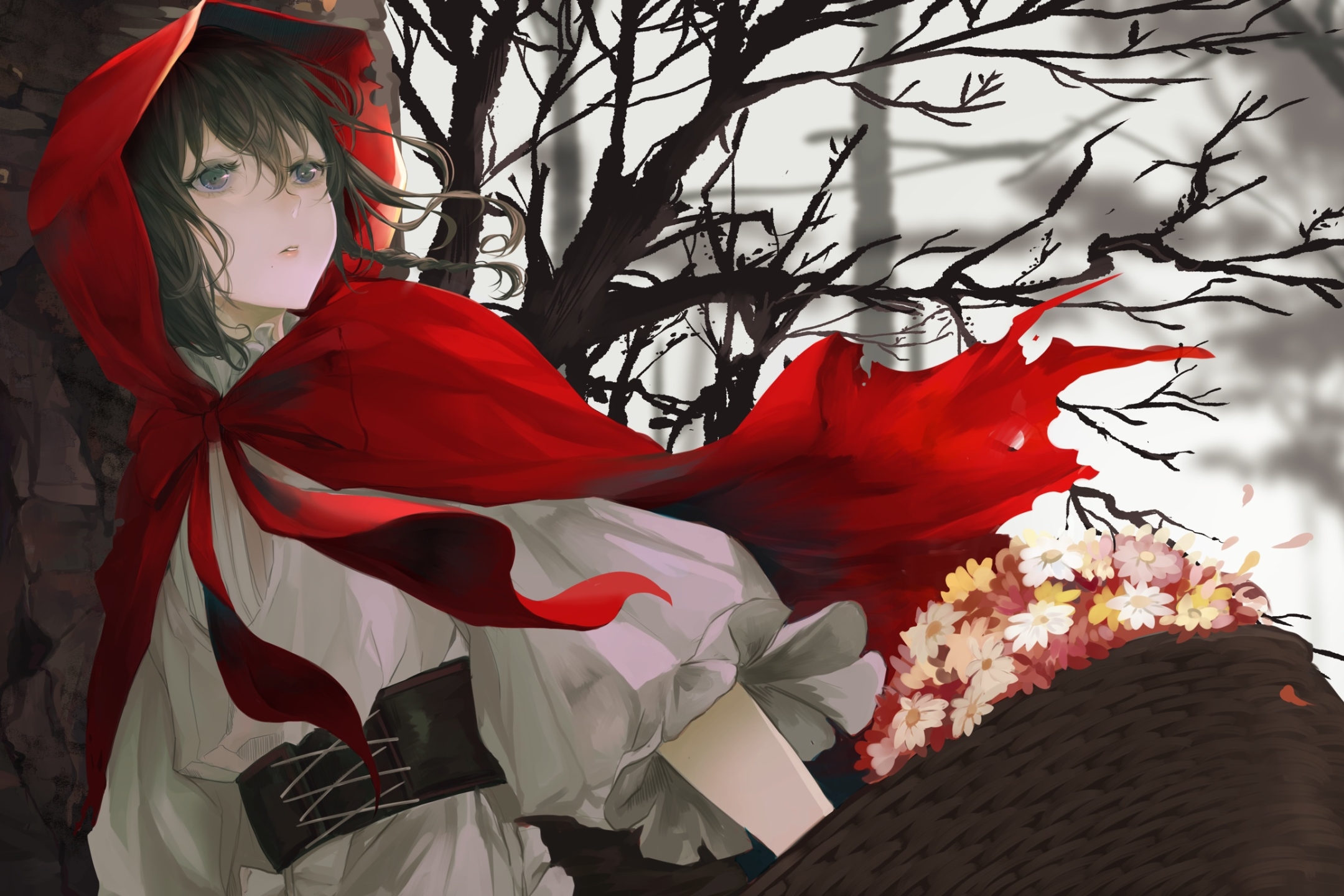Free download wallpaper Fantasy, Red Riding Hood on your PC desktop