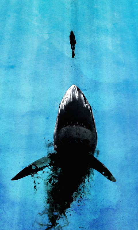 Download mobile wallpaper Water, Human, Shark, Movie, Deep Blue Sea for free.