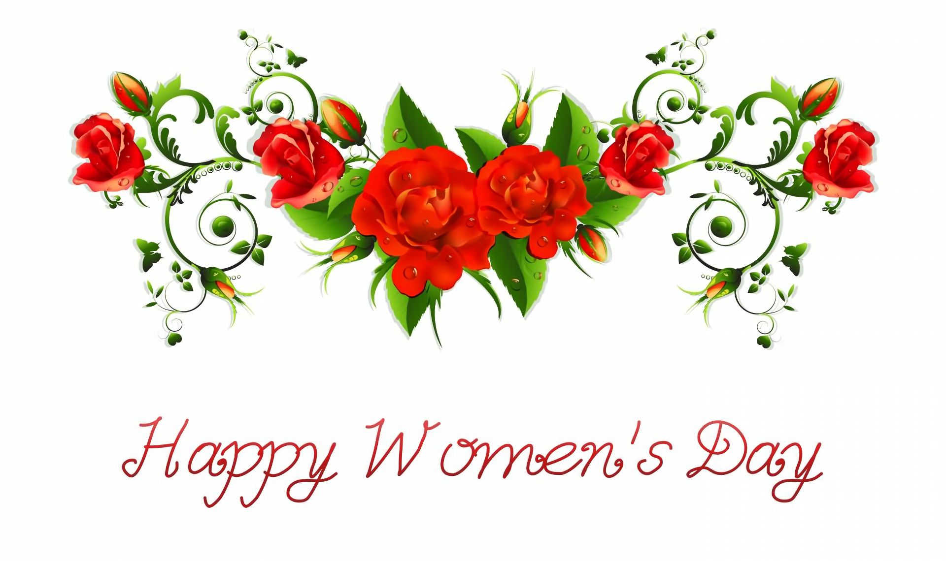 Download mobile wallpaper Flower, Rose, Holiday, Statement, Women's Day, Happy Women's Day for free.