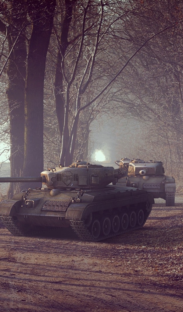 Descarga gratuita de fondo de pantalla para móvil de World Of Tanks, Bosque, Tanque, Videojuego.