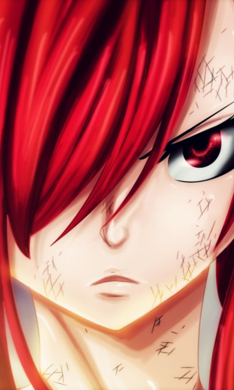 Handy-Wallpaper Animes, Fairy Tail, Erza Scarlet kostenlos herunterladen.