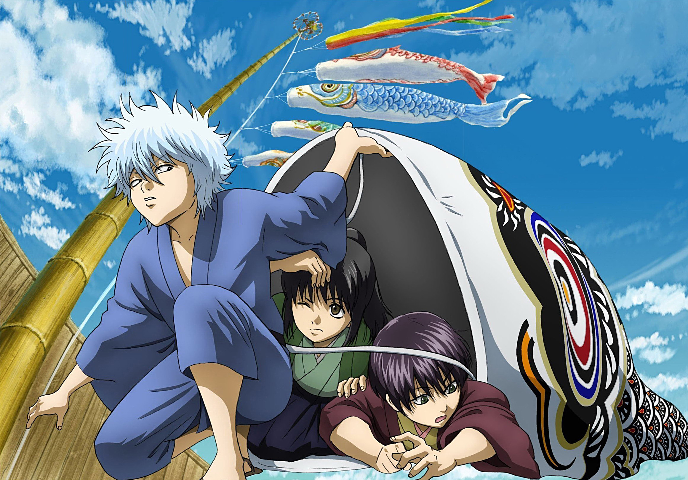 Handy-Wallpaper Animes, Gin Tama kostenlos herunterladen.