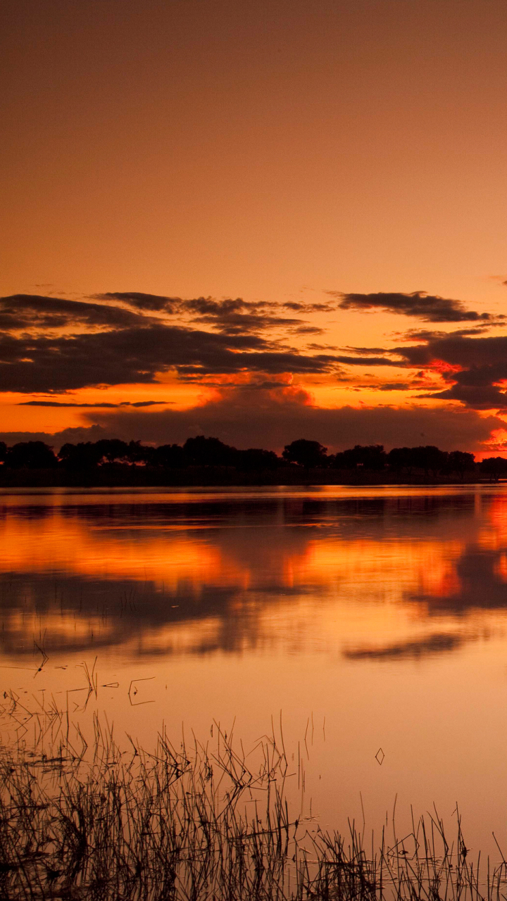 Descarga gratuita de fondo de pantalla para móvil de Agua, Reflexión, Atardecer, Tierra/naturaleza, Reflejo.