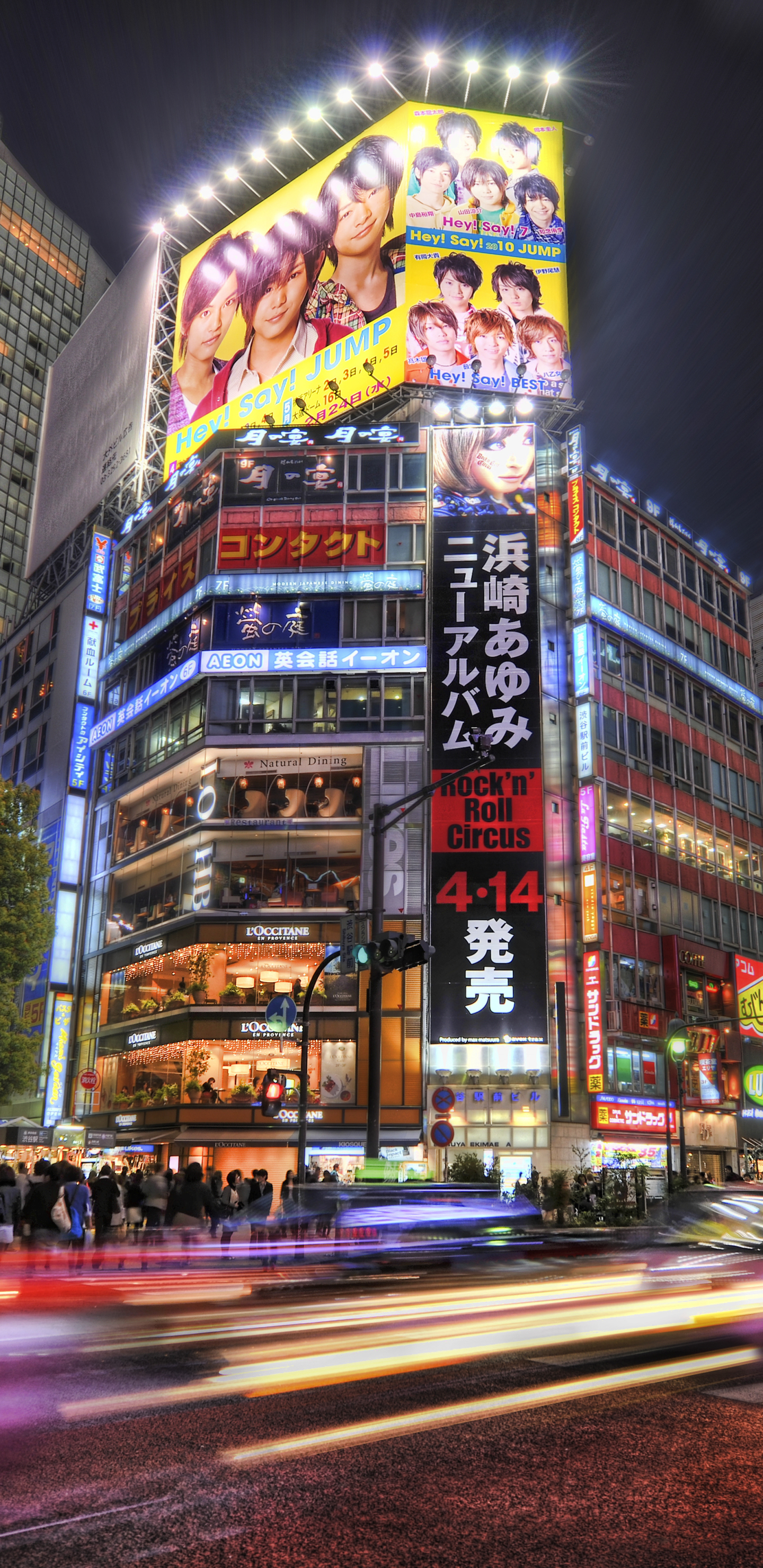 Free download wallpaper Cities, People, Night, City, Building, Light, Japan, Tokyo, Man Made, Time Lapse, Billboards on your PC desktop