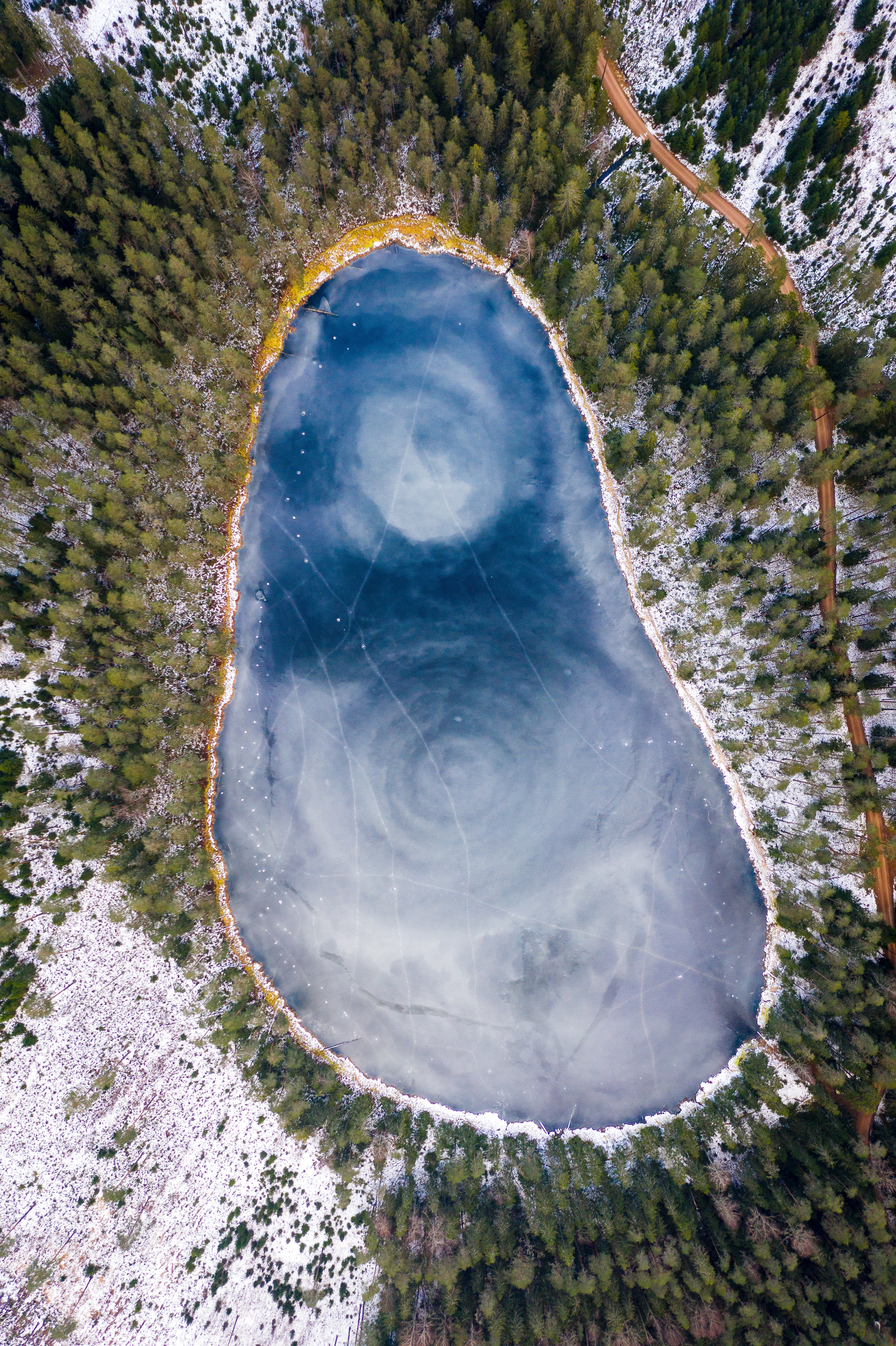 149065 descargar imagen invierno, naturaleza, hielo, vista desde arriba, lago, escarcha, helada: fondos de pantalla y protectores de pantalla gratis
