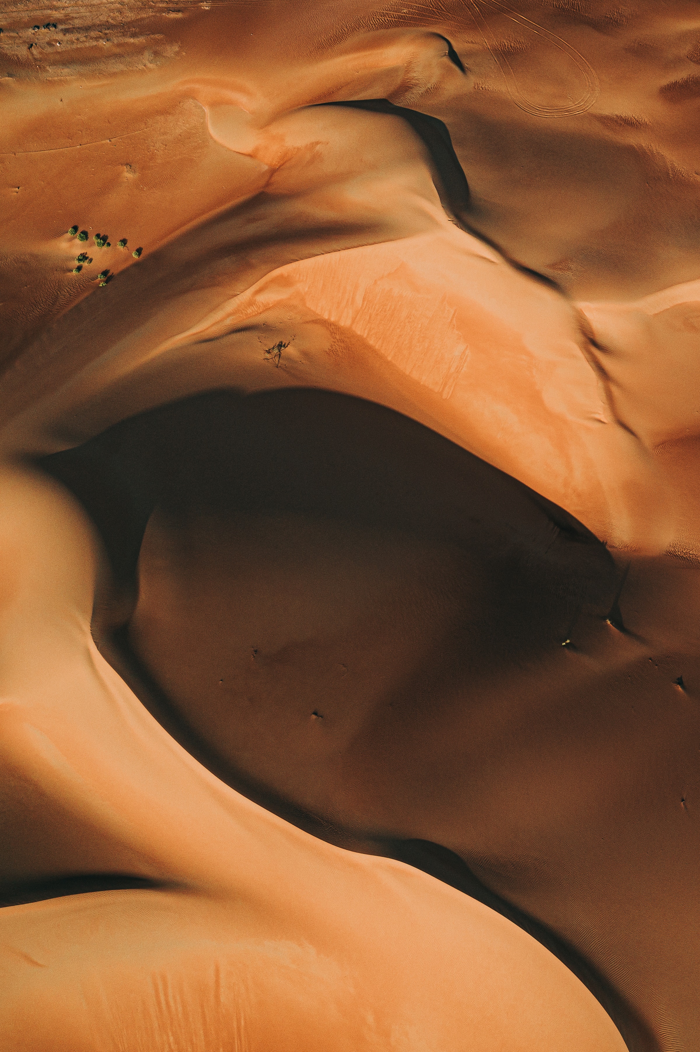nature, sand, desert, view from above, hills, dunes, links desktop HD wallpaper