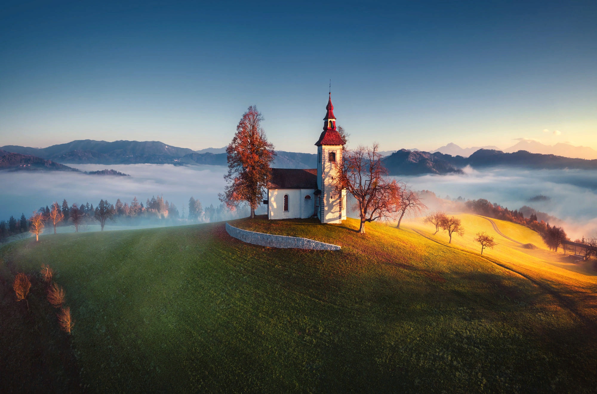 Handy-Wallpaper Kirche, Slowenien, Kirchen, Religiös kostenlos herunterladen.