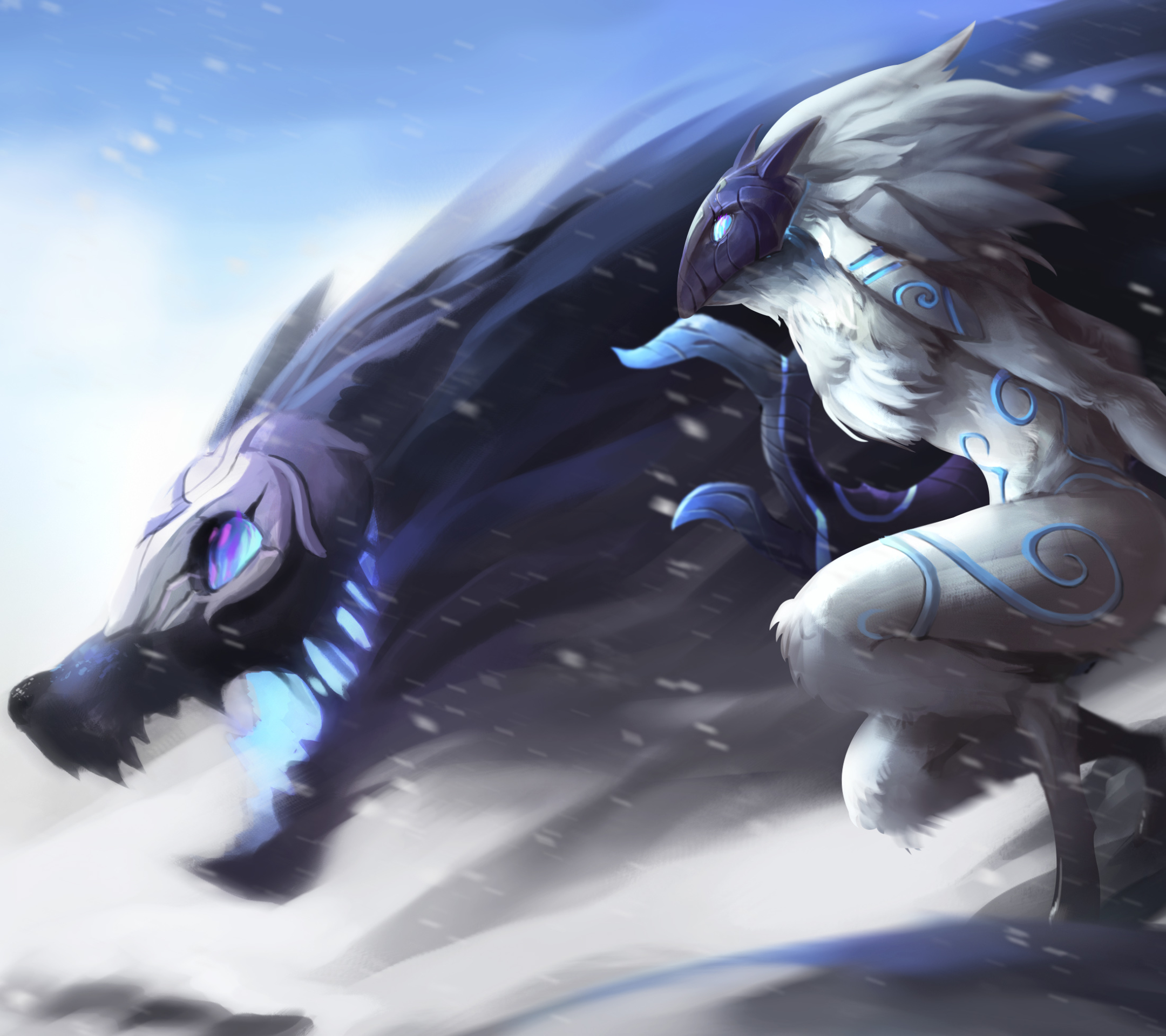 Free download wallpaper League Of Legends, Video Game, Kindred (League Of Legends) on your PC desktop