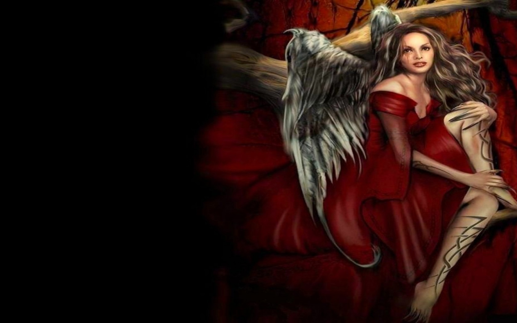 Free download wallpaper Fantasy, Wings, Angel on your PC desktop