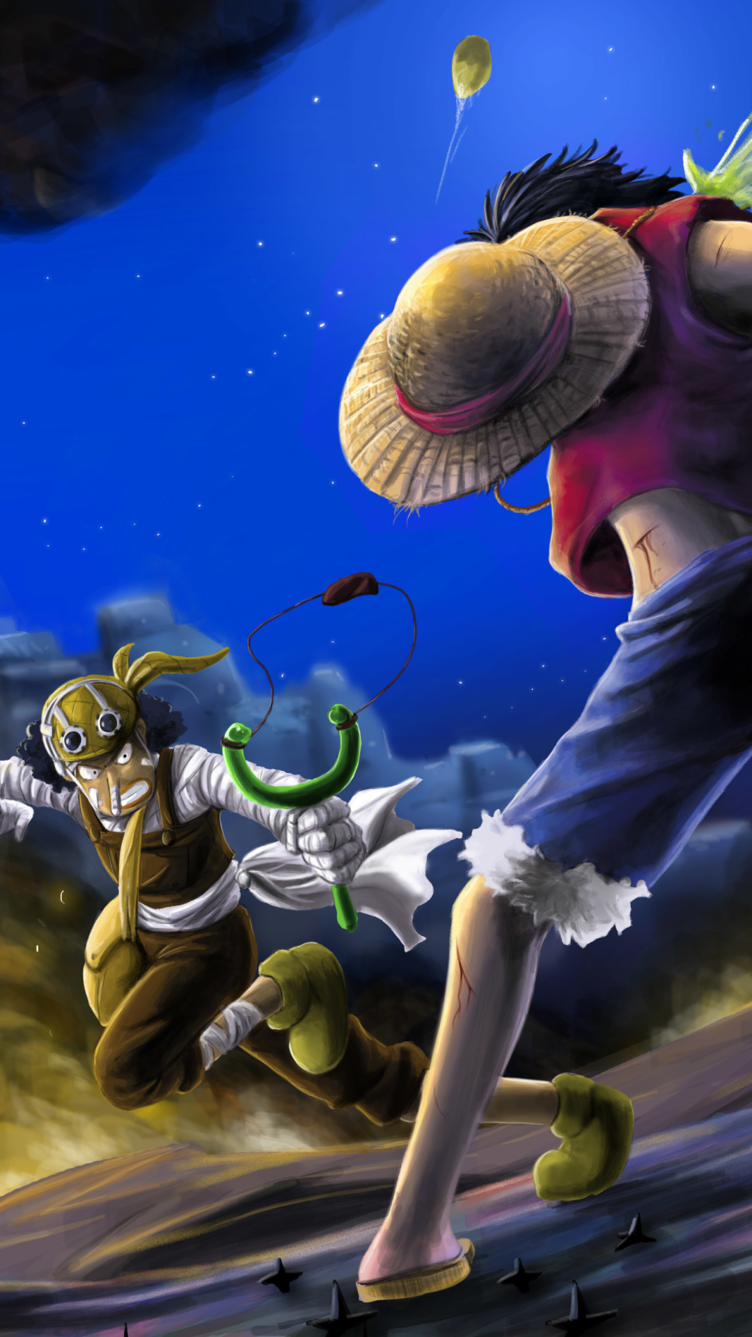 Descarga gratuita de fondo de pantalla para móvil de Animado, One Piece, Usopp (Una Pieza), Monkey D Luffy.
