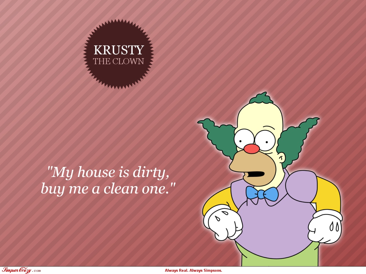 Free download wallpaper Tv Show, The Simpsons, Krusty The Clown on your PC desktop