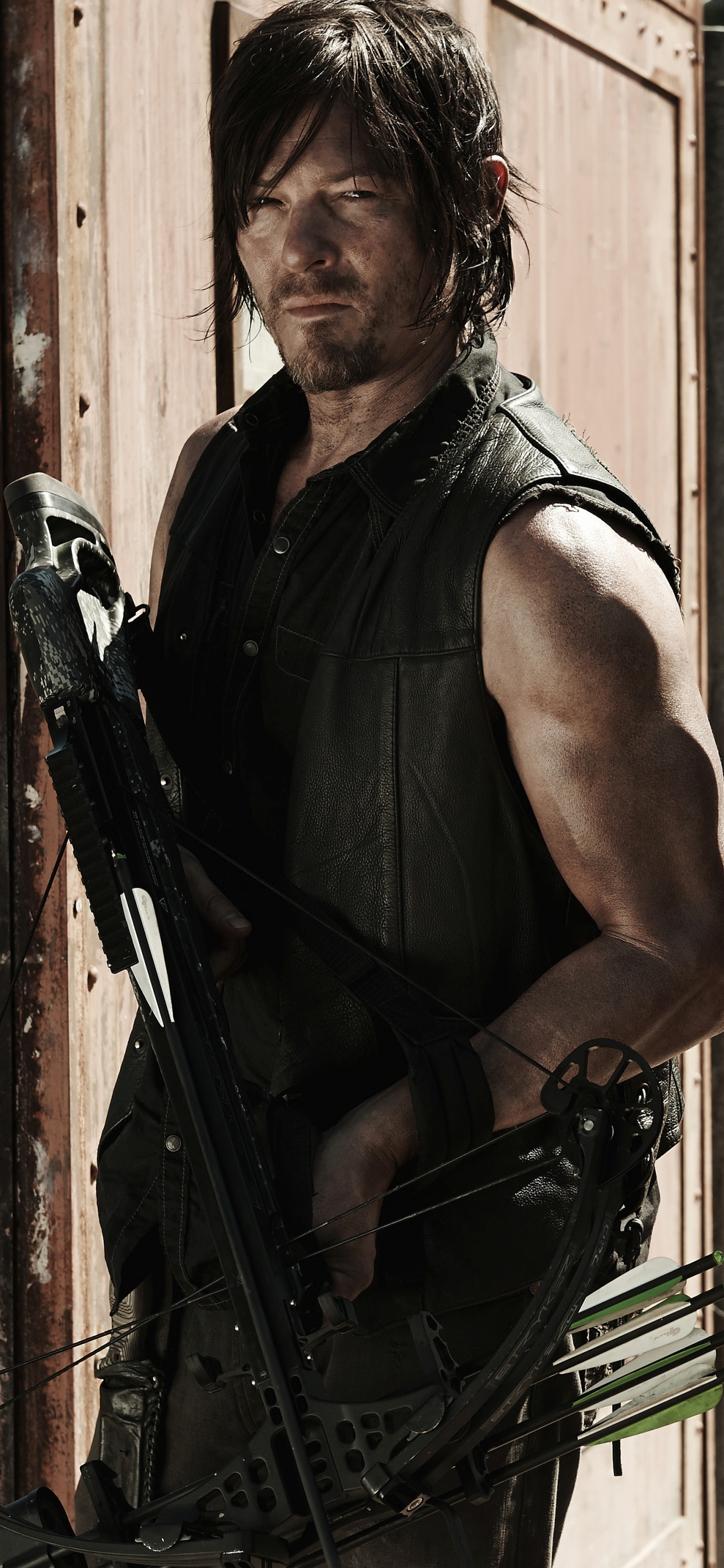 Download mobile wallpaper Crossbow, Tv Show, Norman Reedus, The Walking Dead, Daryl Dixon for free.
